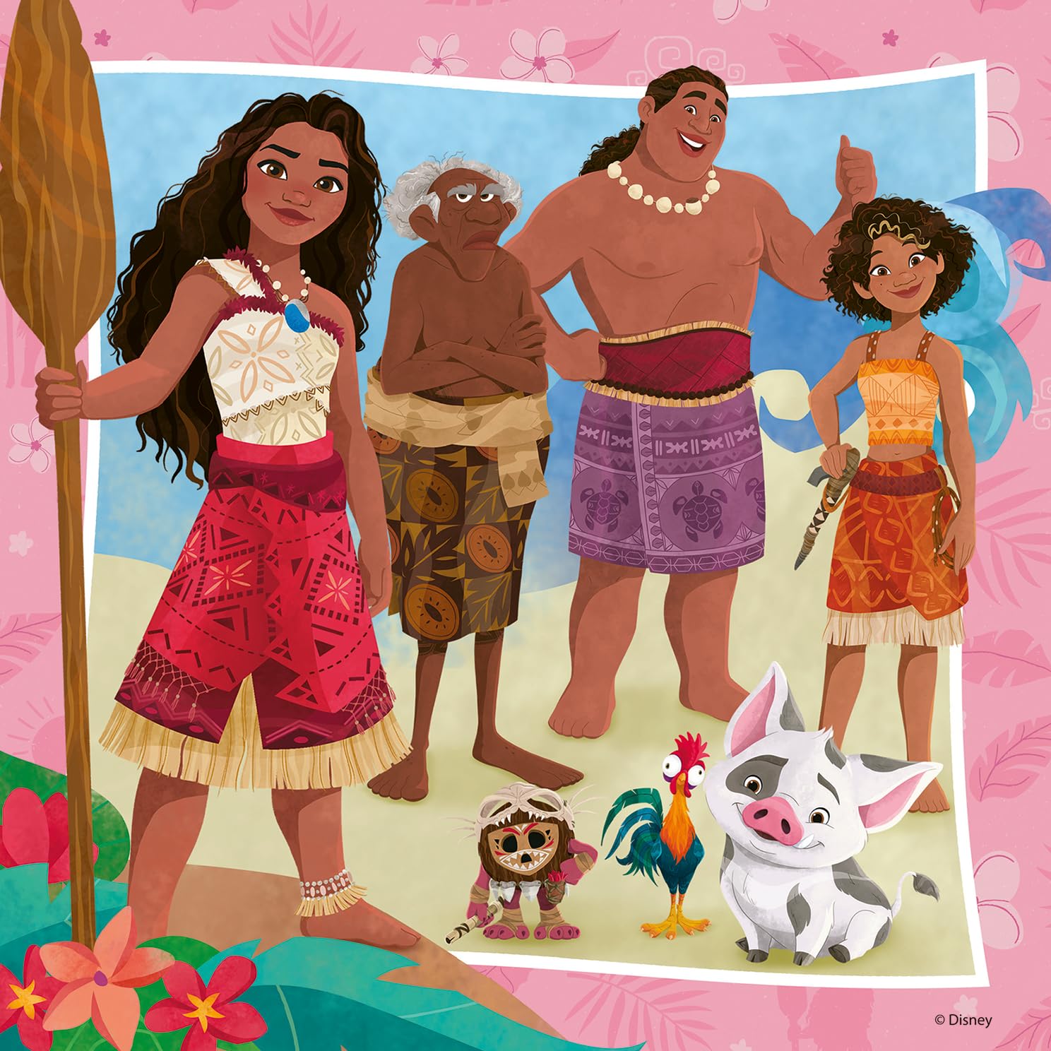 Ravensburger Disney Moana 2 Jigsaw Puzzle - 3 x 49 Piece Kids Puzzle for Ages 5+ 6