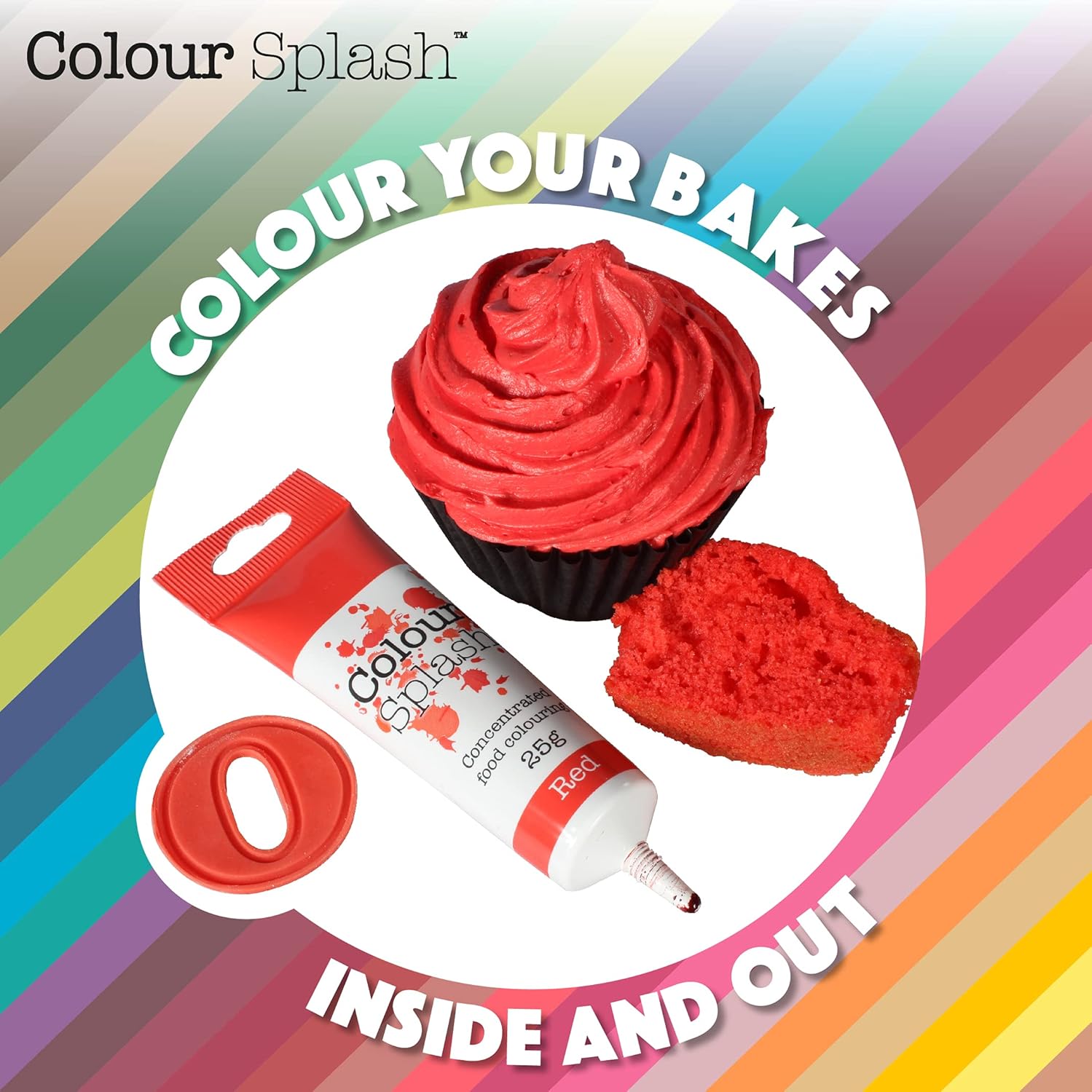 Colour Splash - Food Colouring Gel Tube 8
