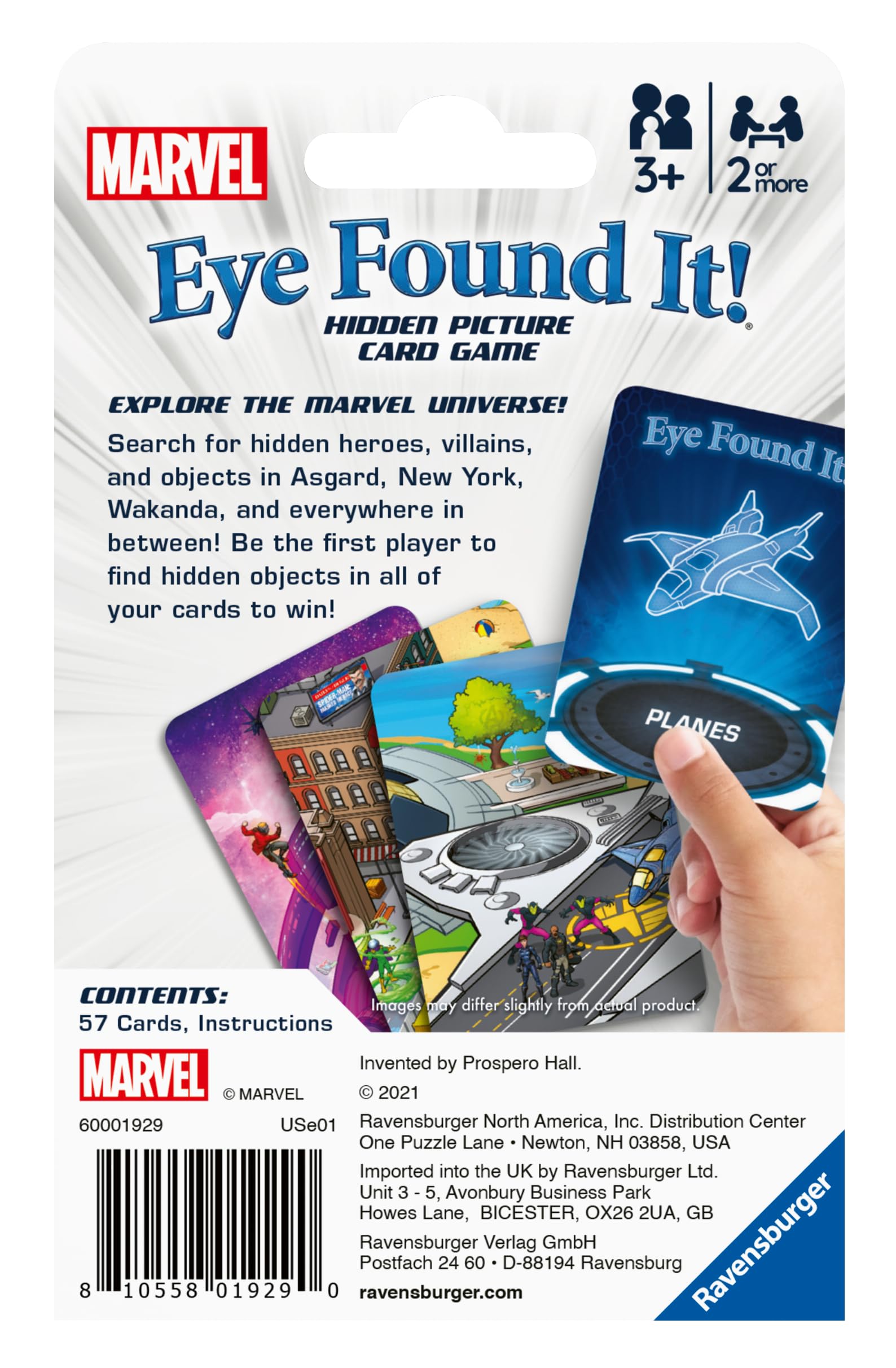 Ravensburger Marvel Eye Found It Card Game for Kids Age 3+ 6