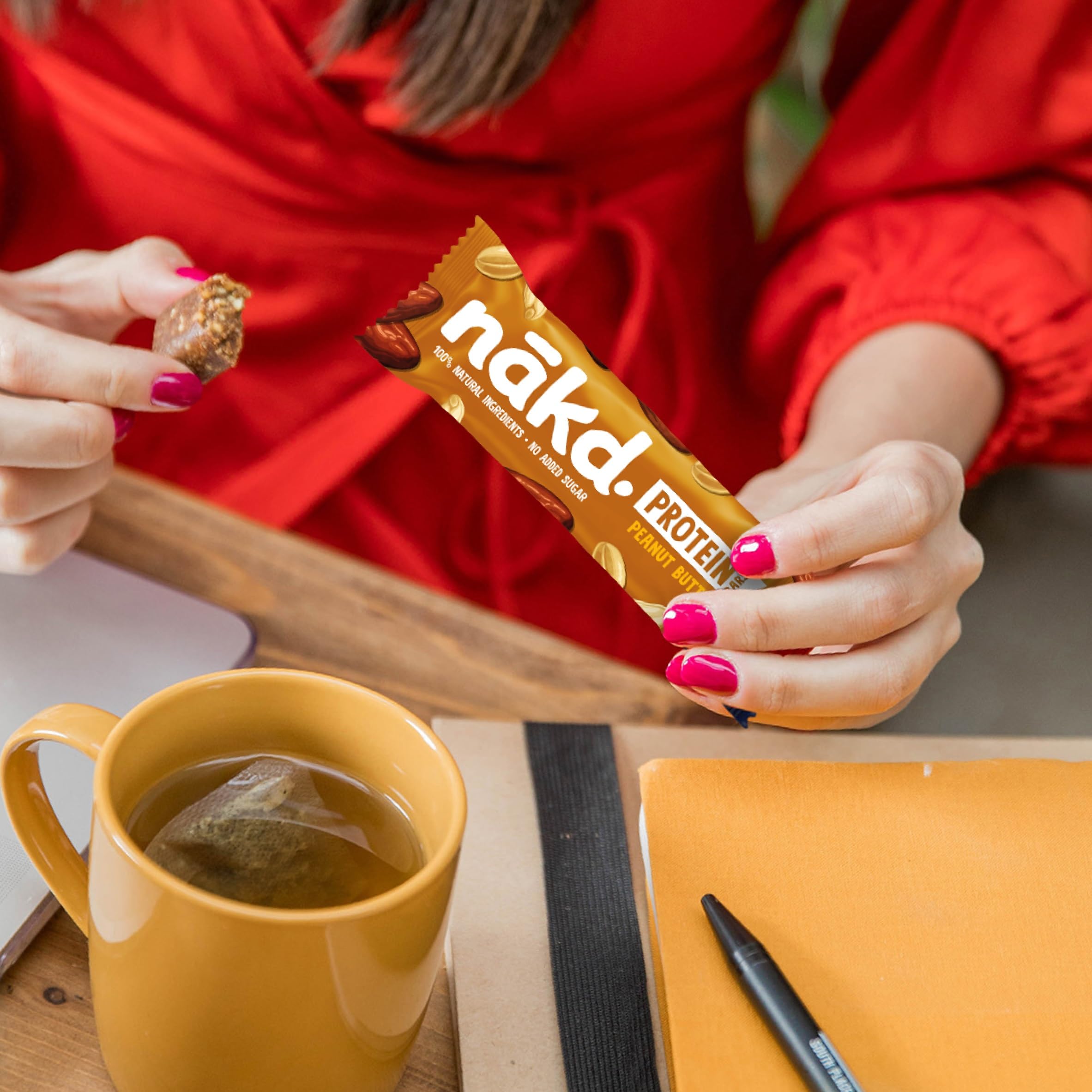 Nakd Protein Bars Peanut Butter - 7g Plant-Based Protein | 100% Natural, Gluten & Dairy Free | 36 Count 4