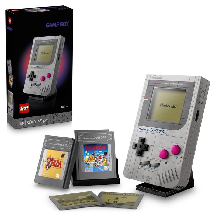 LEGO Super Mario Game Boy Building Set 72046 - Nintendo Display Model for Adults