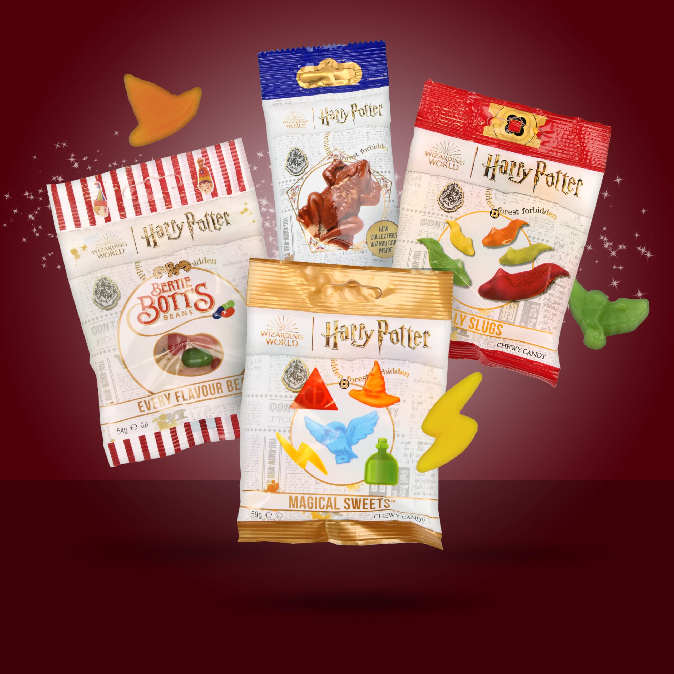 Jelly Belly Harry Potter Sweet Collection Box - Wizarding World Licenced Confectionery 209g 12