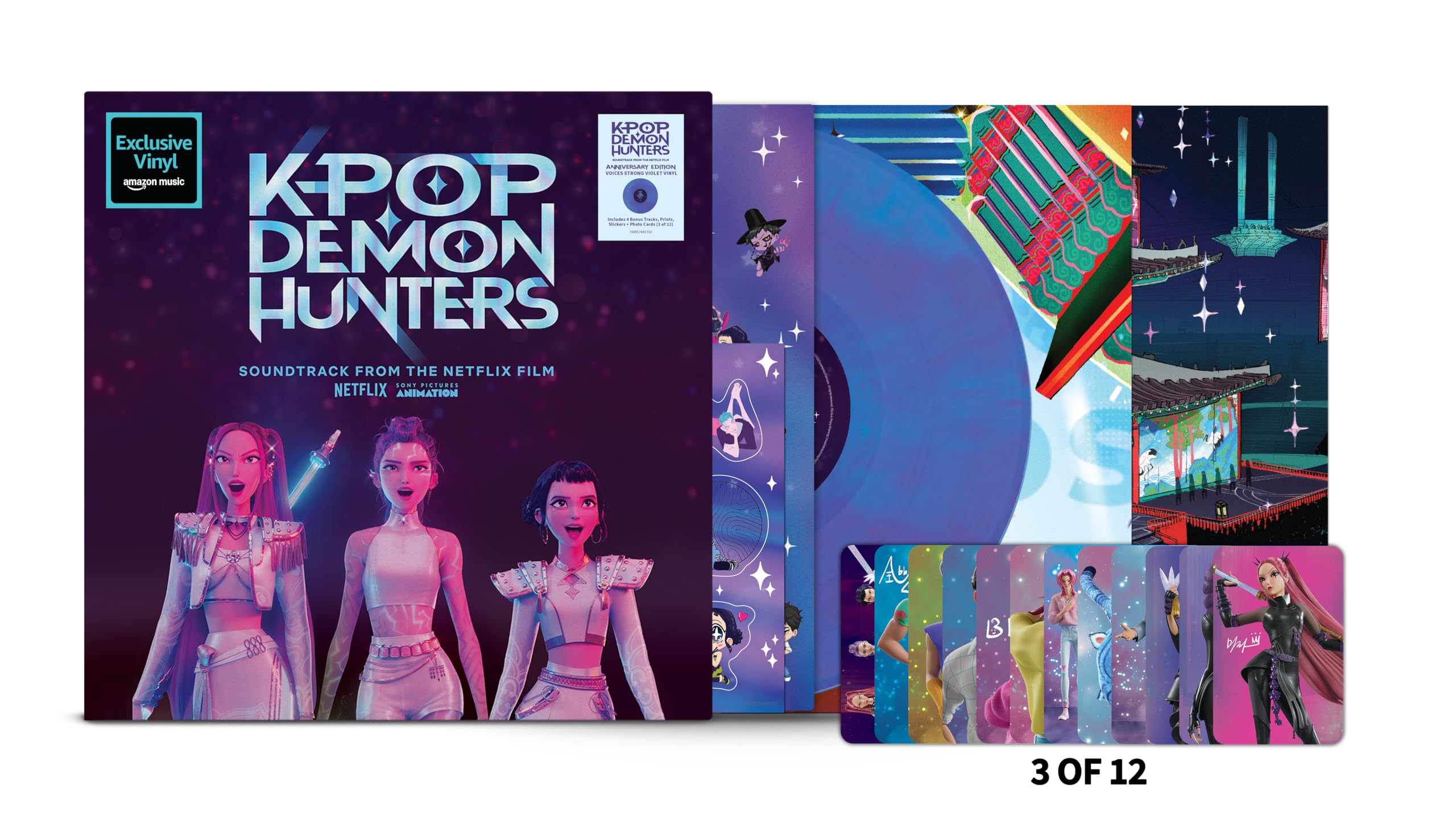 KPop Demon Hunters - Anniversary Edition [Amazon Exclusive Voices Strong Violet Vinyl] 1