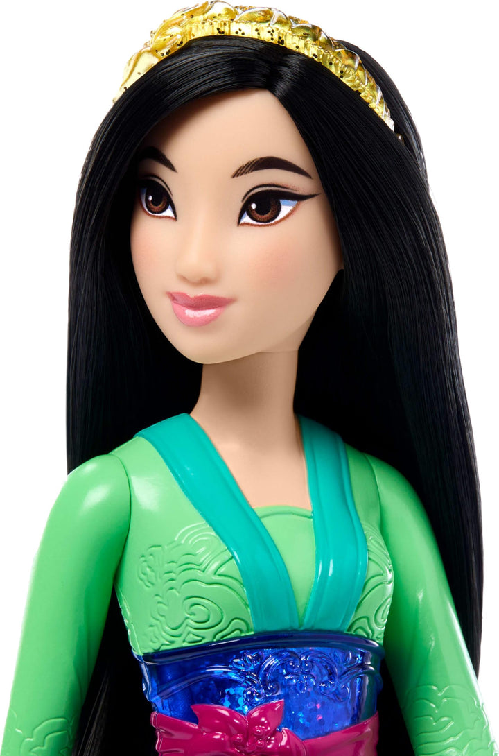 Mulan Posable Fashion Doll - Sparkling Movie-Inspired Outfit, 3+ Years
