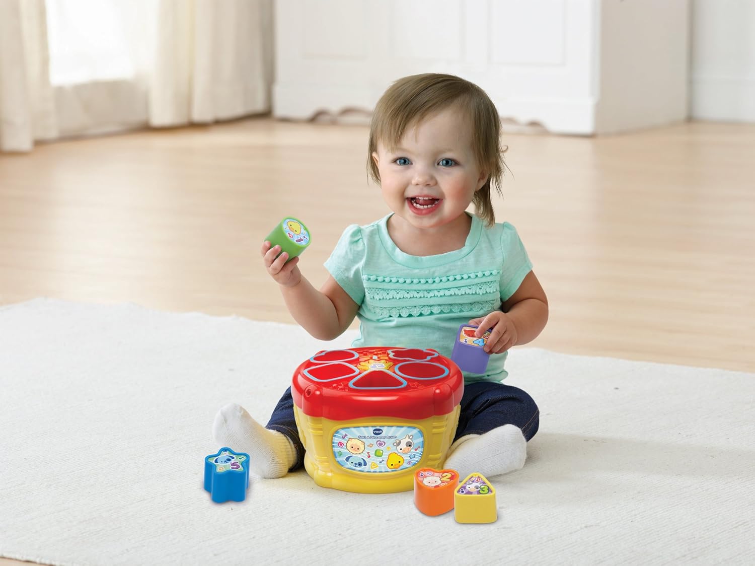 VTech Sort and Discover Drum - Musical Learning Toy for Toddlers 12 Months+ 5