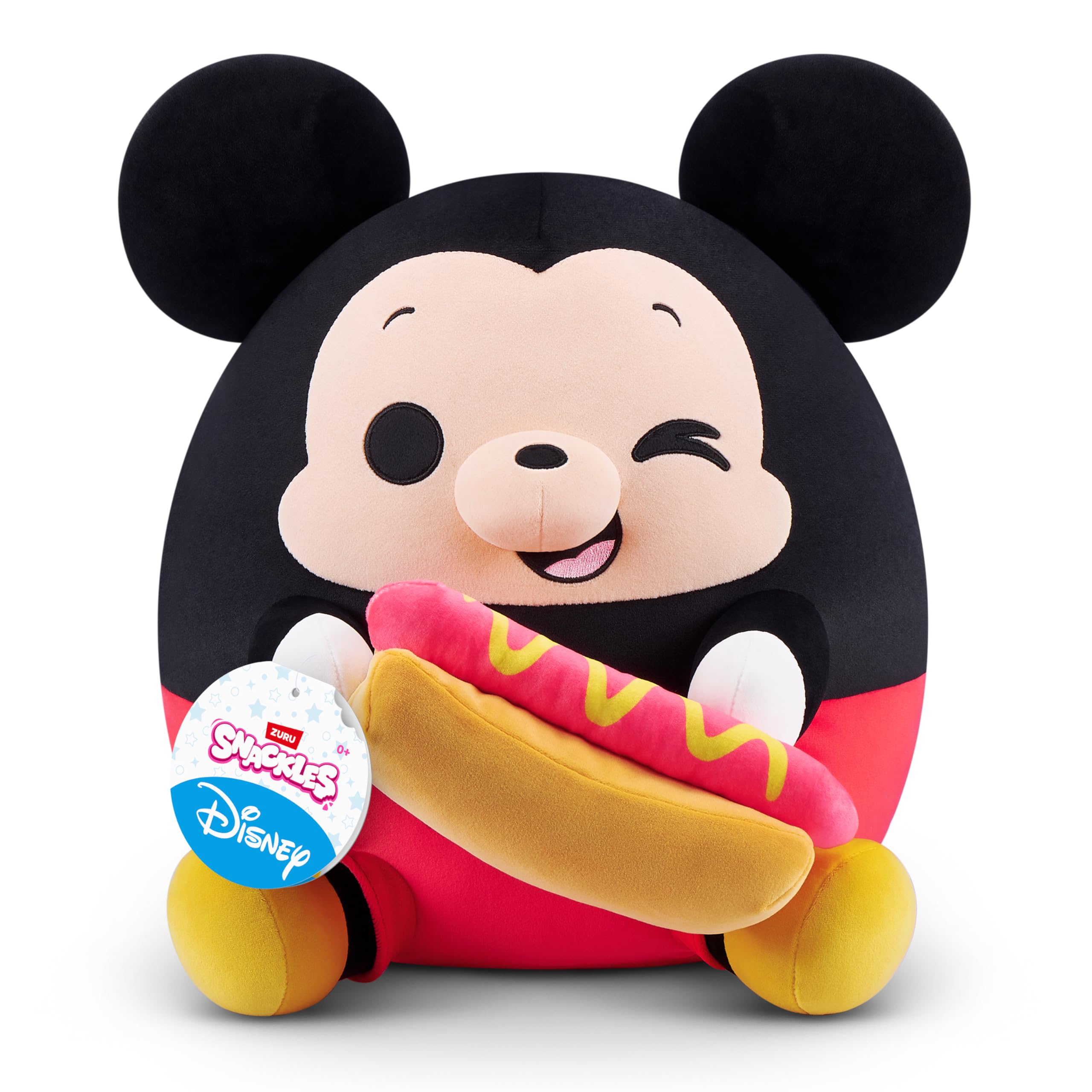 Snackles Disney 14-inch Plush - Mickey Snack Accessory by ZURU