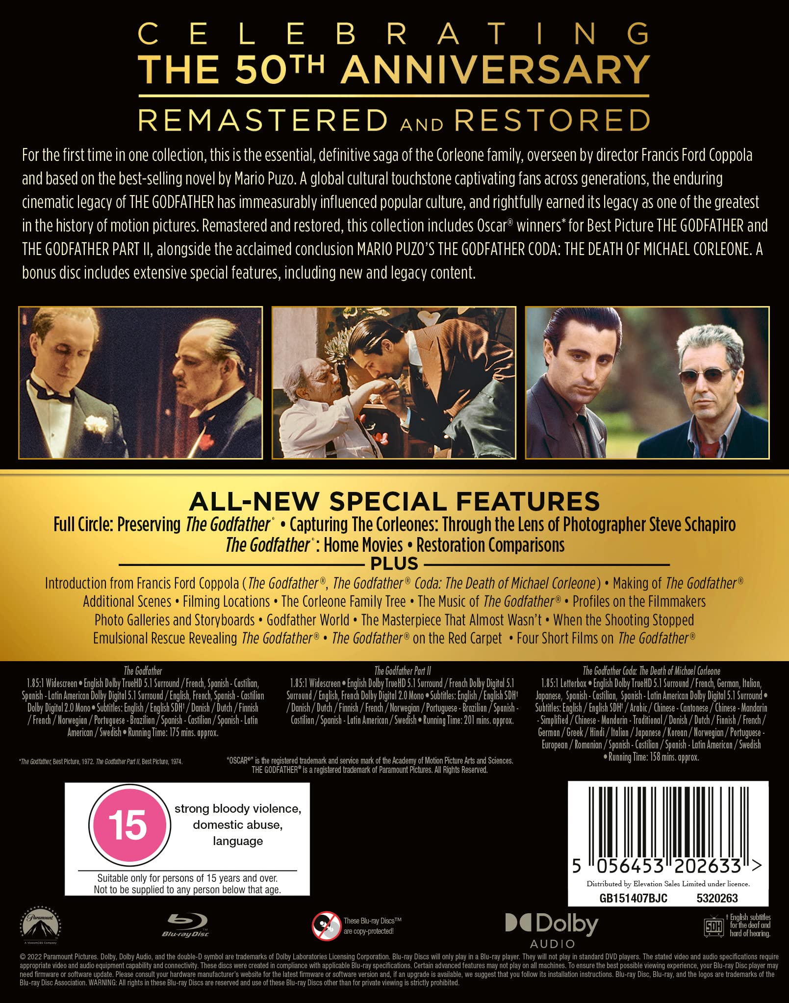 The Godfather Trilogy [Blu-ray] 2
