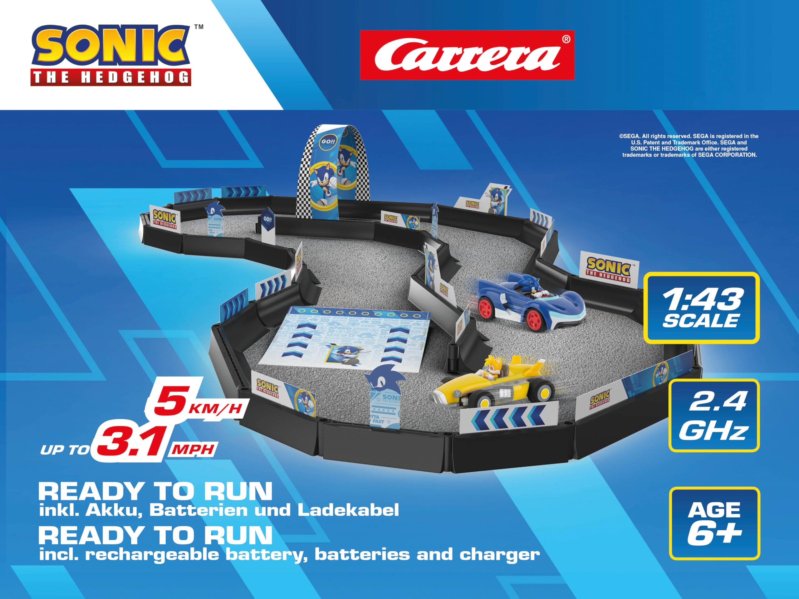 Carrera RC Sonic The Hedgehog - Team Sonic Racing Tabletop Racing Set 13