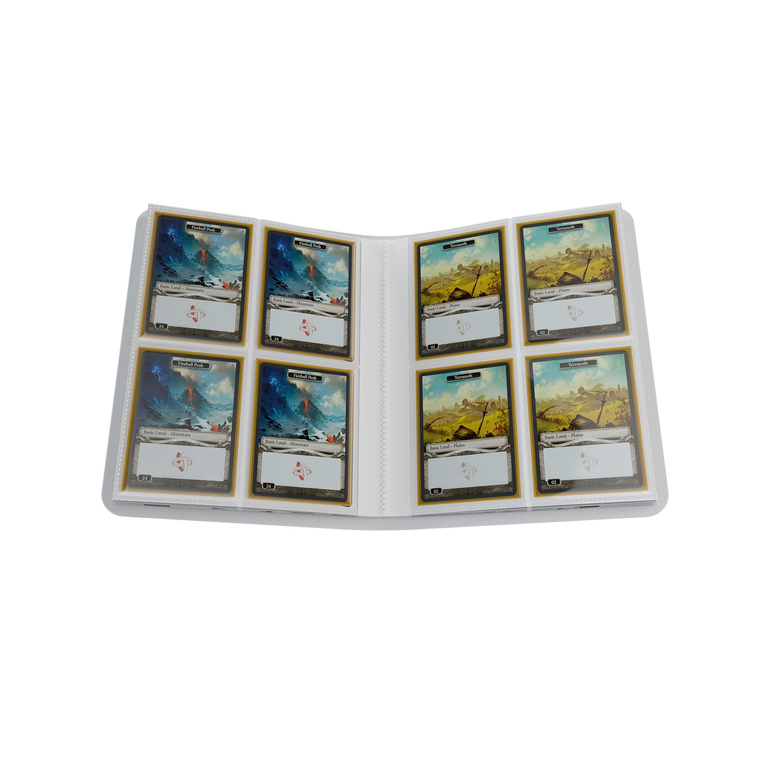Gamegenic Casual Album - 8-Pocket White Storage for Trading Cards | Holds 160 Double-Sleeved Cards 5
