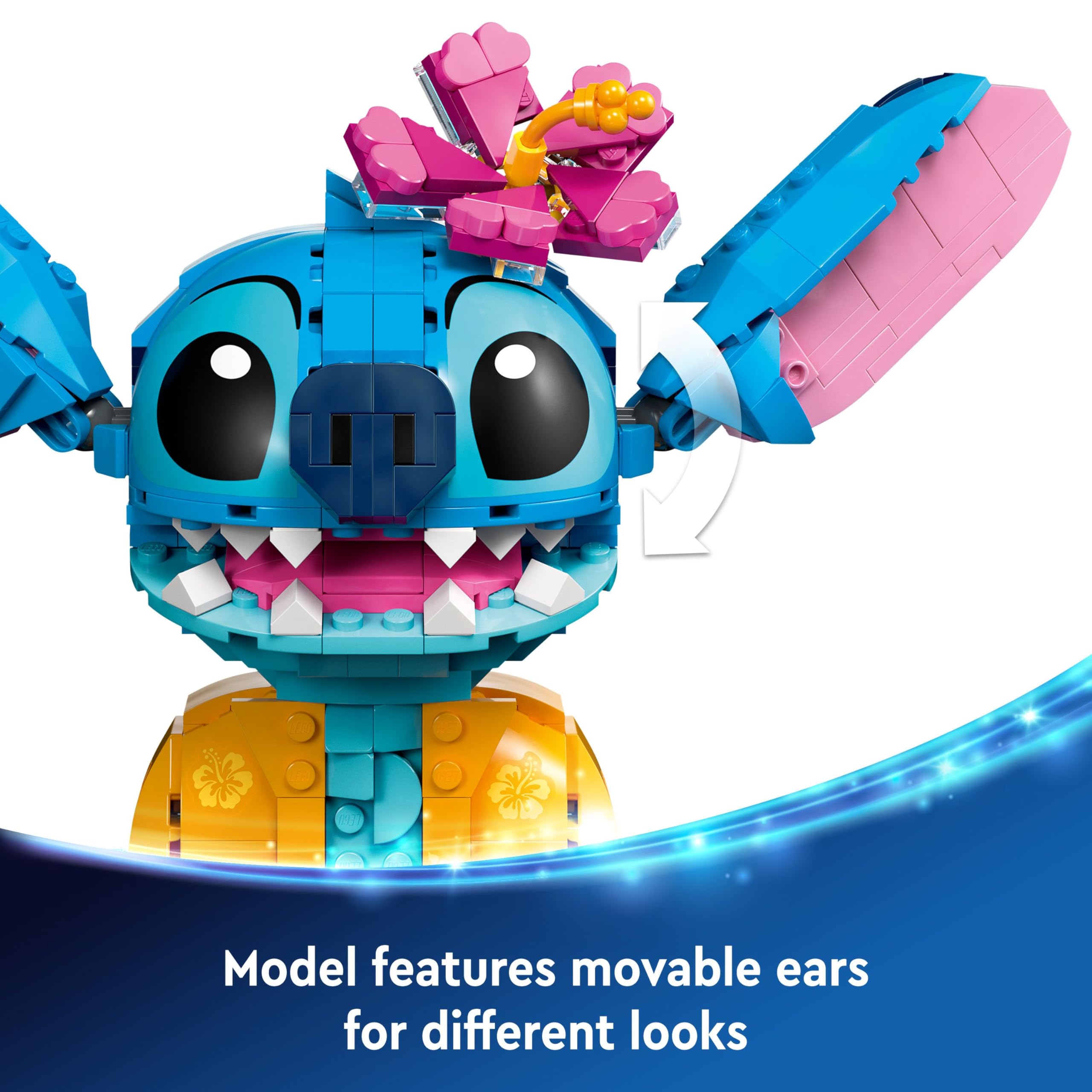 LEGO Disney 43249 Stitch Building Set - Movable Ears & Head | Ages 9+ 3