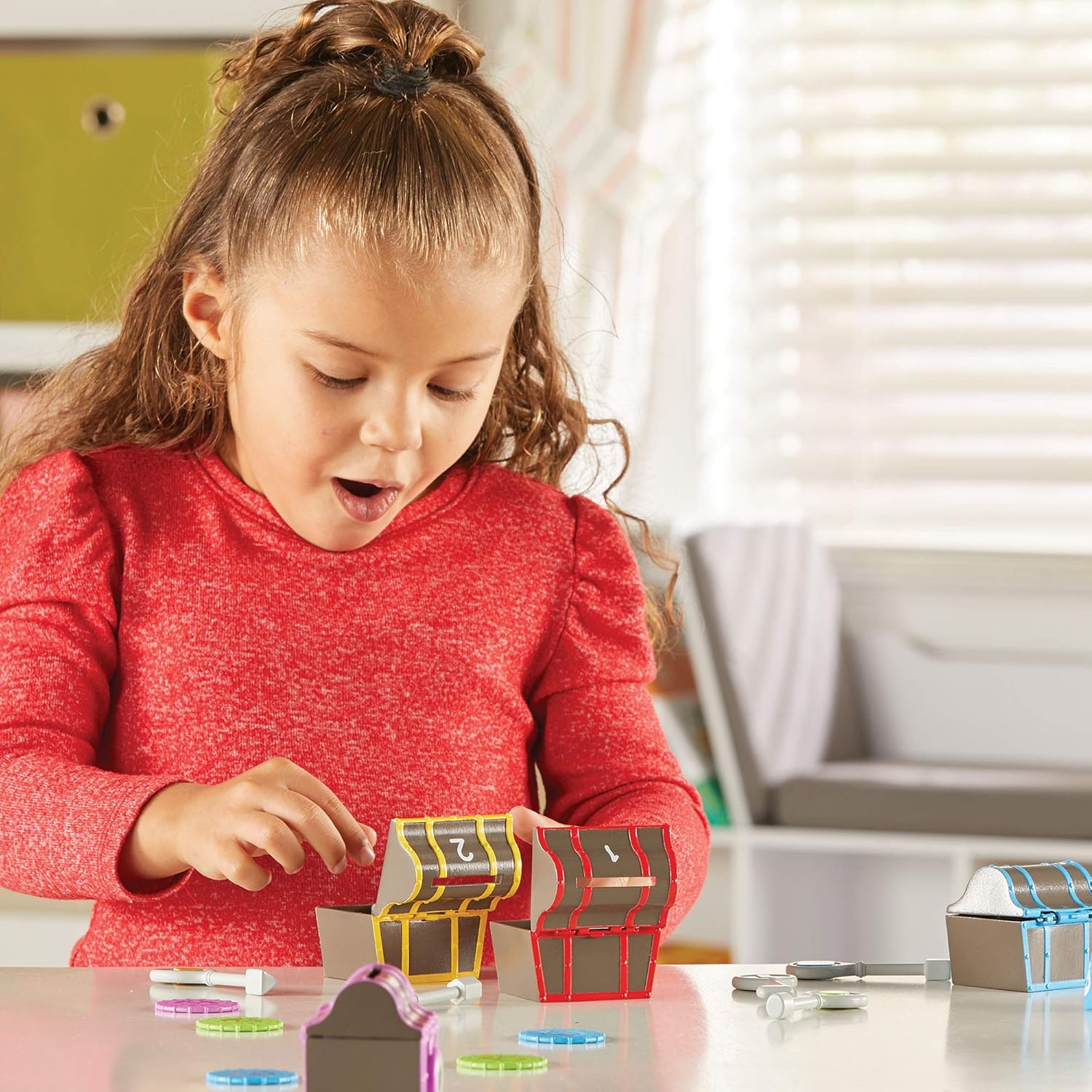 Learning Resources Sorting Surprise Pirate Treasure - Educational Playset for Ages 3+ 5