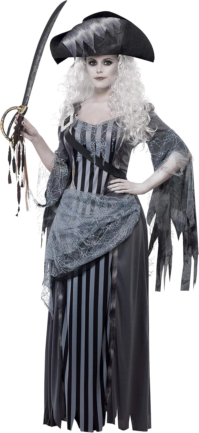 Smiffys Ghost Ship Princess Costume - Size L (16-18) (22970S)