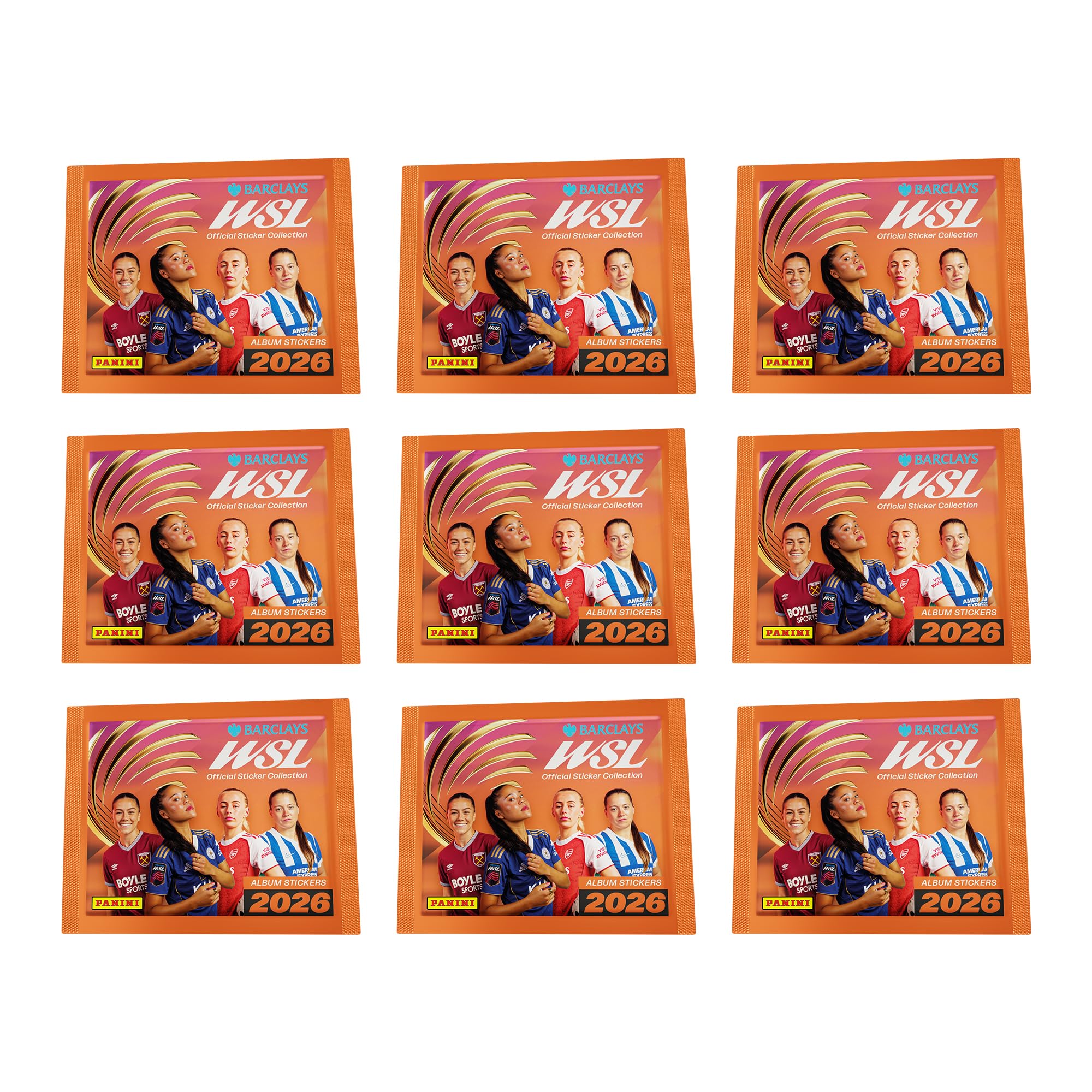 Panini Barclays Women’s Super League Official Sticker Collection 2026 - Multiset 3