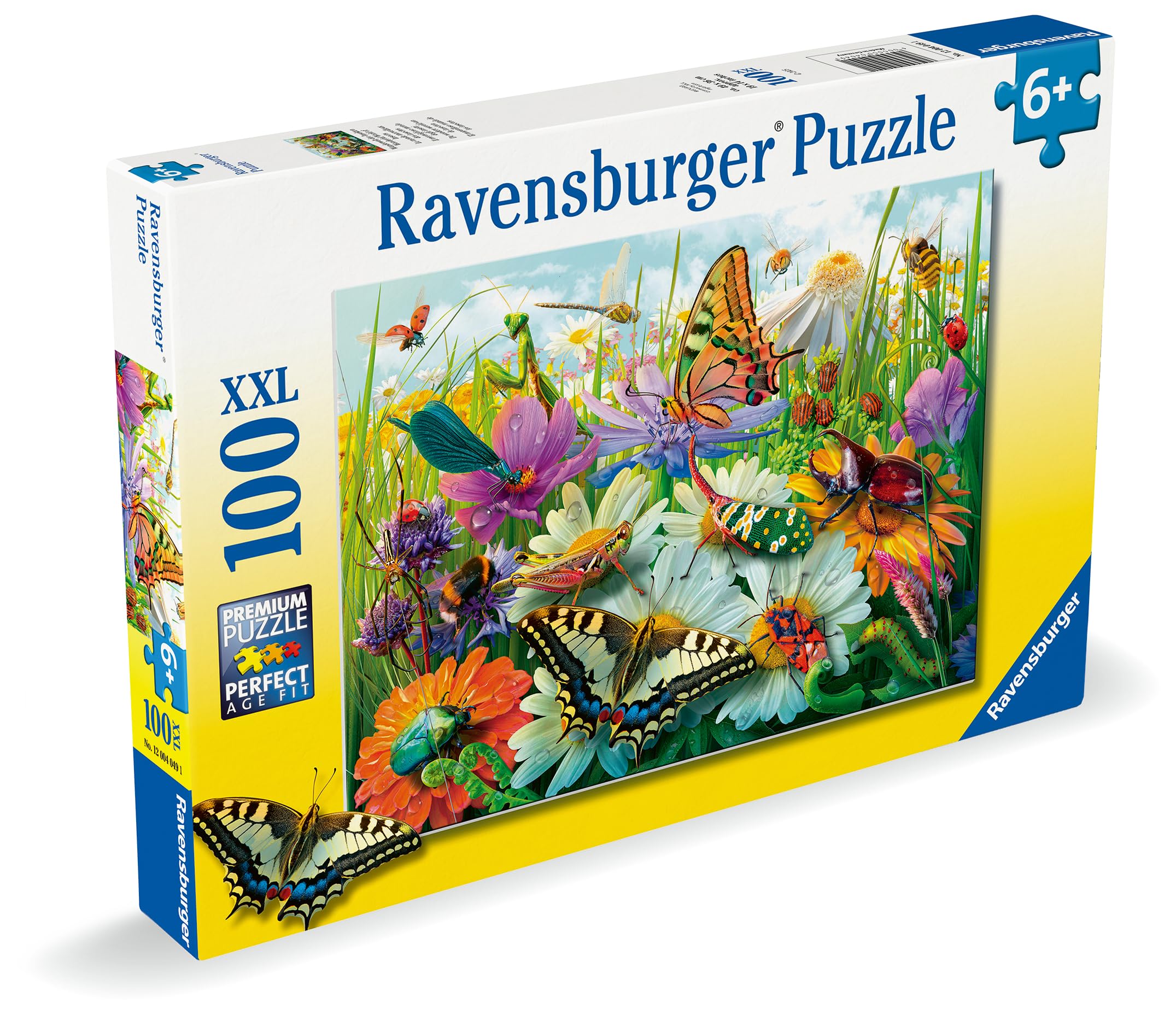 Ravensburger Wonderful World of Insects - 100 Piece Jigsaw Puzzle for Kids | XXL Pieces