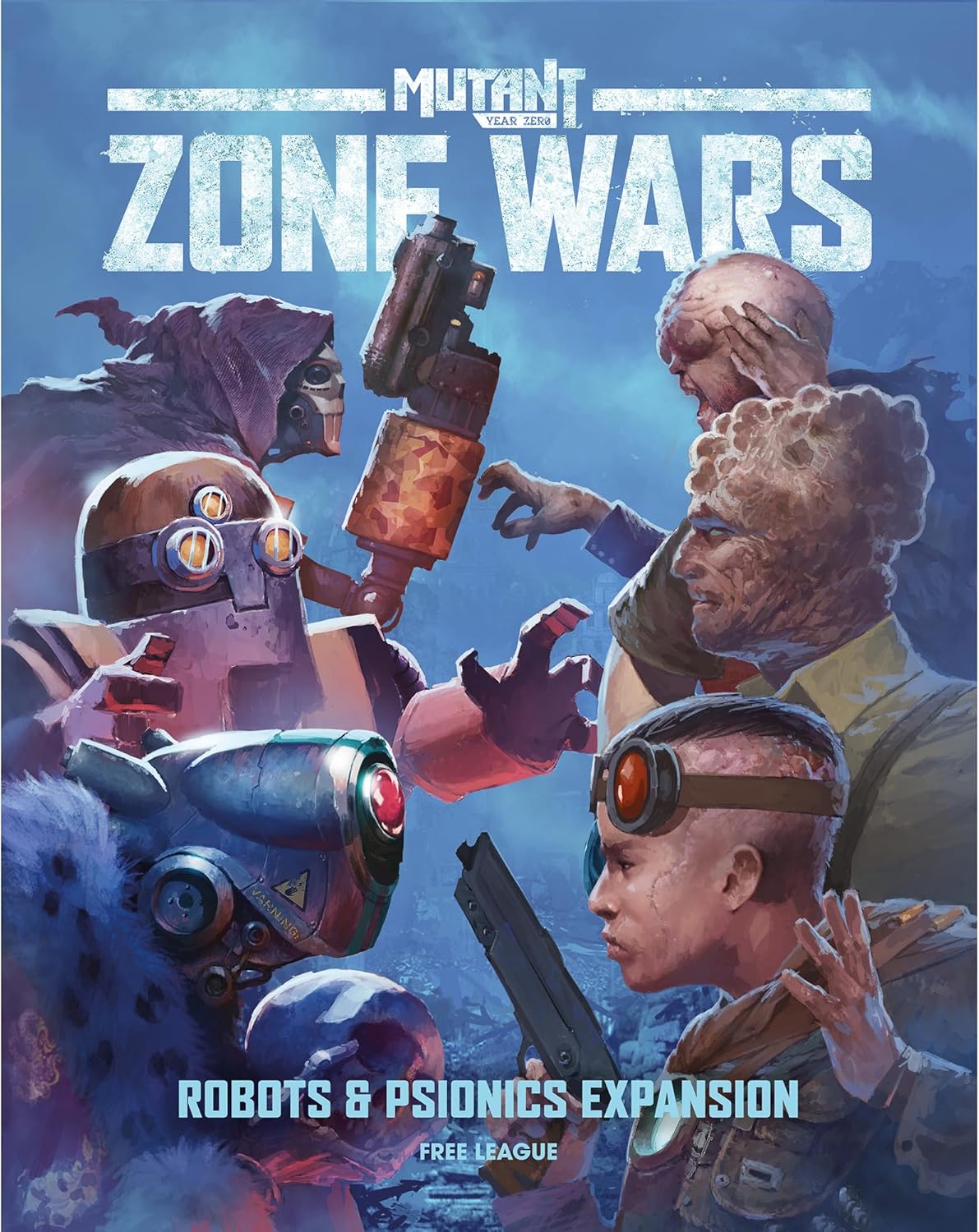 Free League Mutant Year Zero: Zone Wars Robots & Psionics Expansion 4