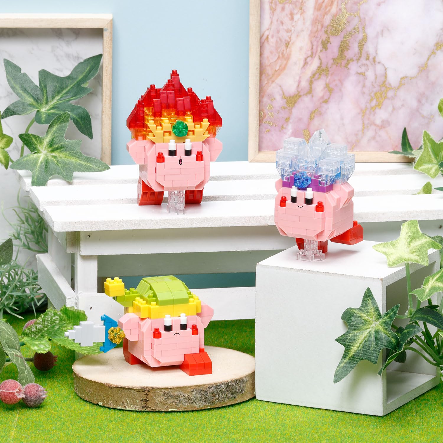 nanoblock Kirby - Kirby Sword Character Collection Series Building Kit | Approx. 210 Pieces | Age 12+ 3