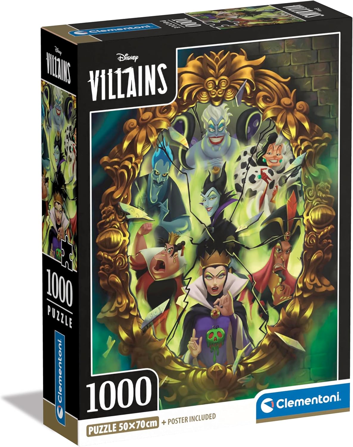 Clementoni Disney Villains Collection 1000-Piece Puzzle for Adults 1
