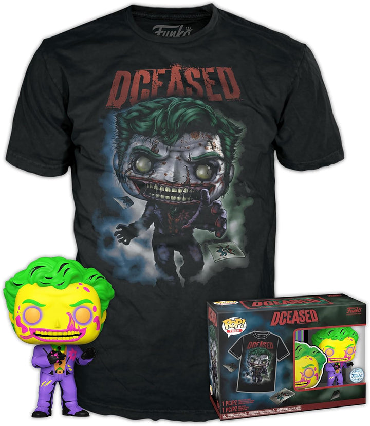 Funko POP! & Tee DC Comics - The Joker Vinyl Figure & T-Shirt Bundle (74547)