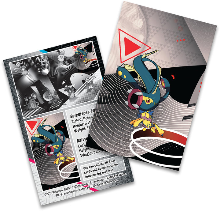 Pokémon TCG: Unova Mini Tin – Eelektross & Galvantula (2 Booster Packs & 1 Art Card)