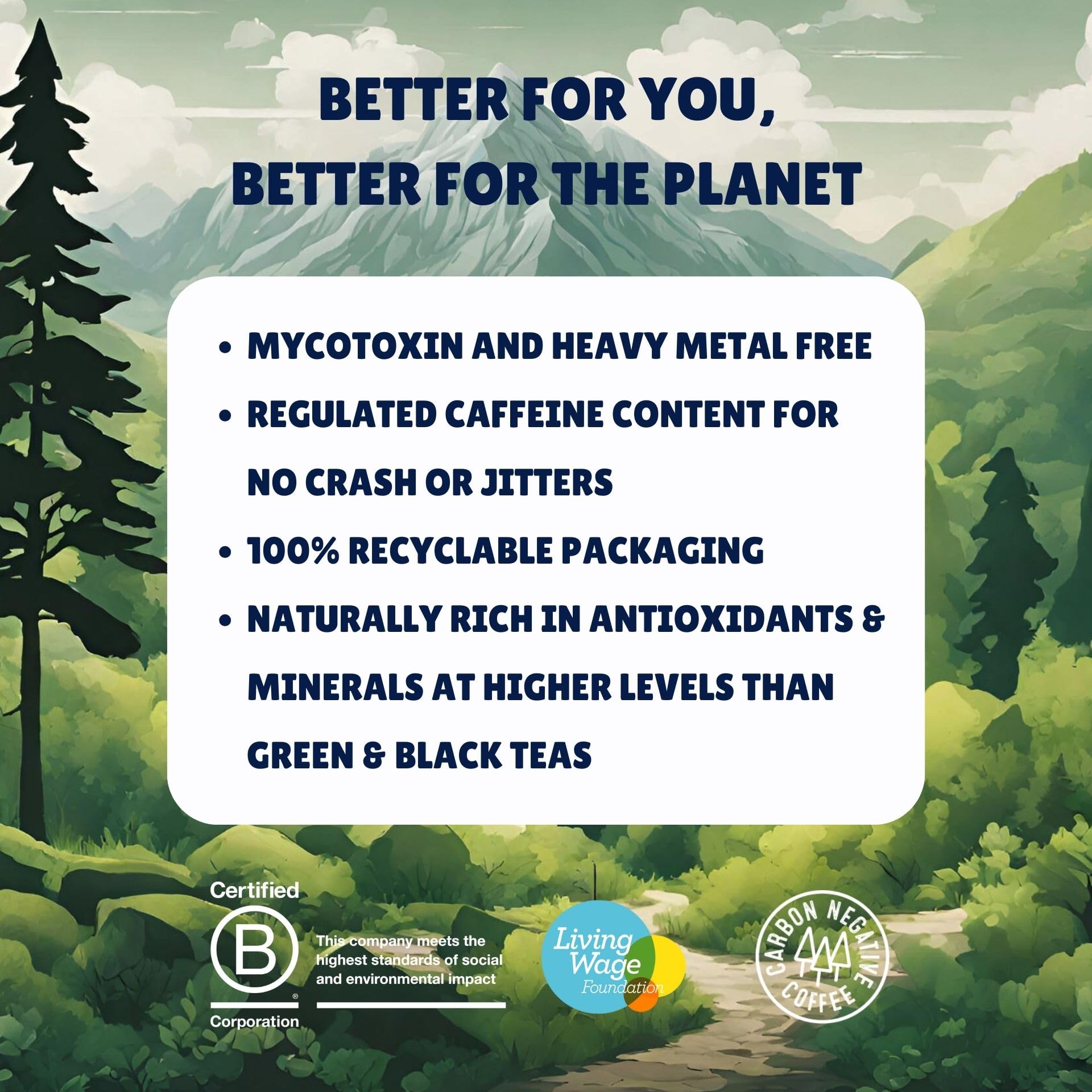 TrueStart Coffee Bags, Super Blend Strong – 25 Loose Bags, Mycotoxin-Free, Rich in Antioxidants, Gluten Free, Individually Wrapped & Resealable Pouch 7