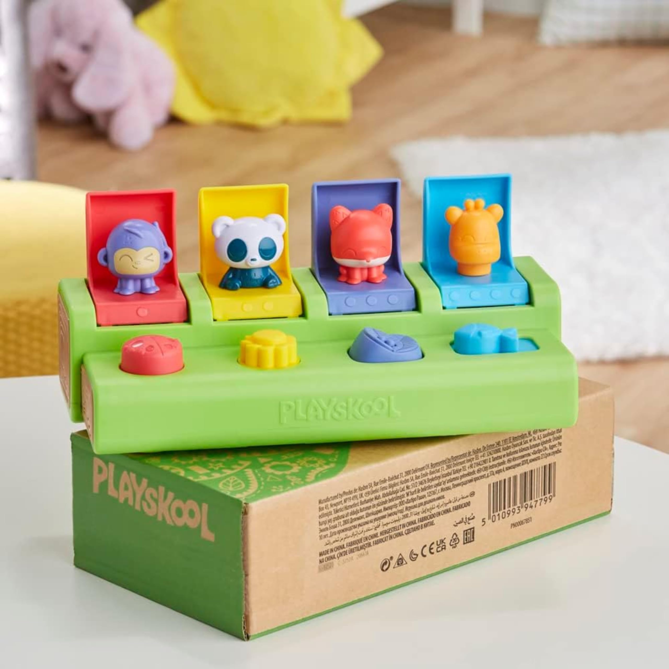 Playskool Busy Poppin’ Pals Pop-up Activity Toy for Babies and Toddlers Ages 9 Months+ 7