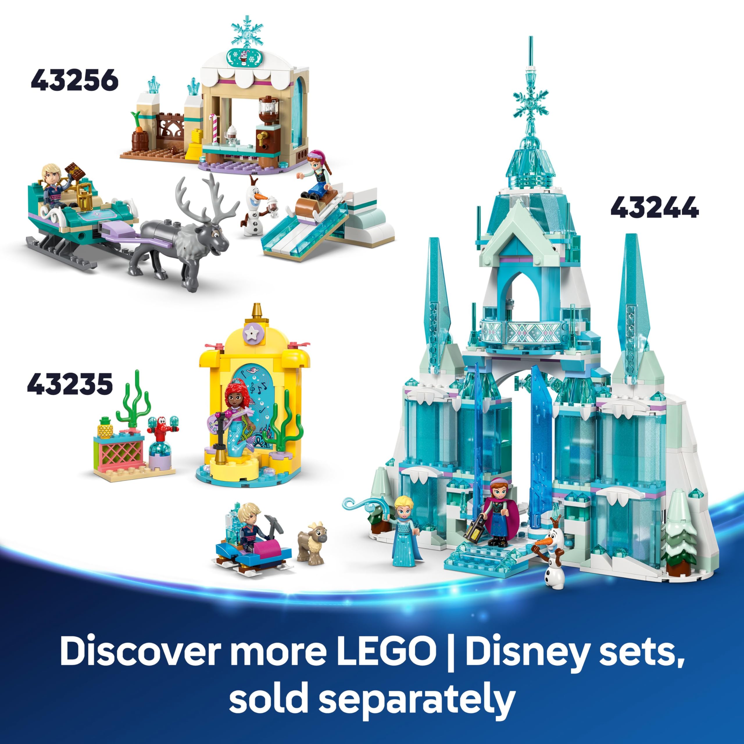 LEGO Disney Arendelle Frozen Castle Playset 43265 | Building Set for Ages 5+ 8