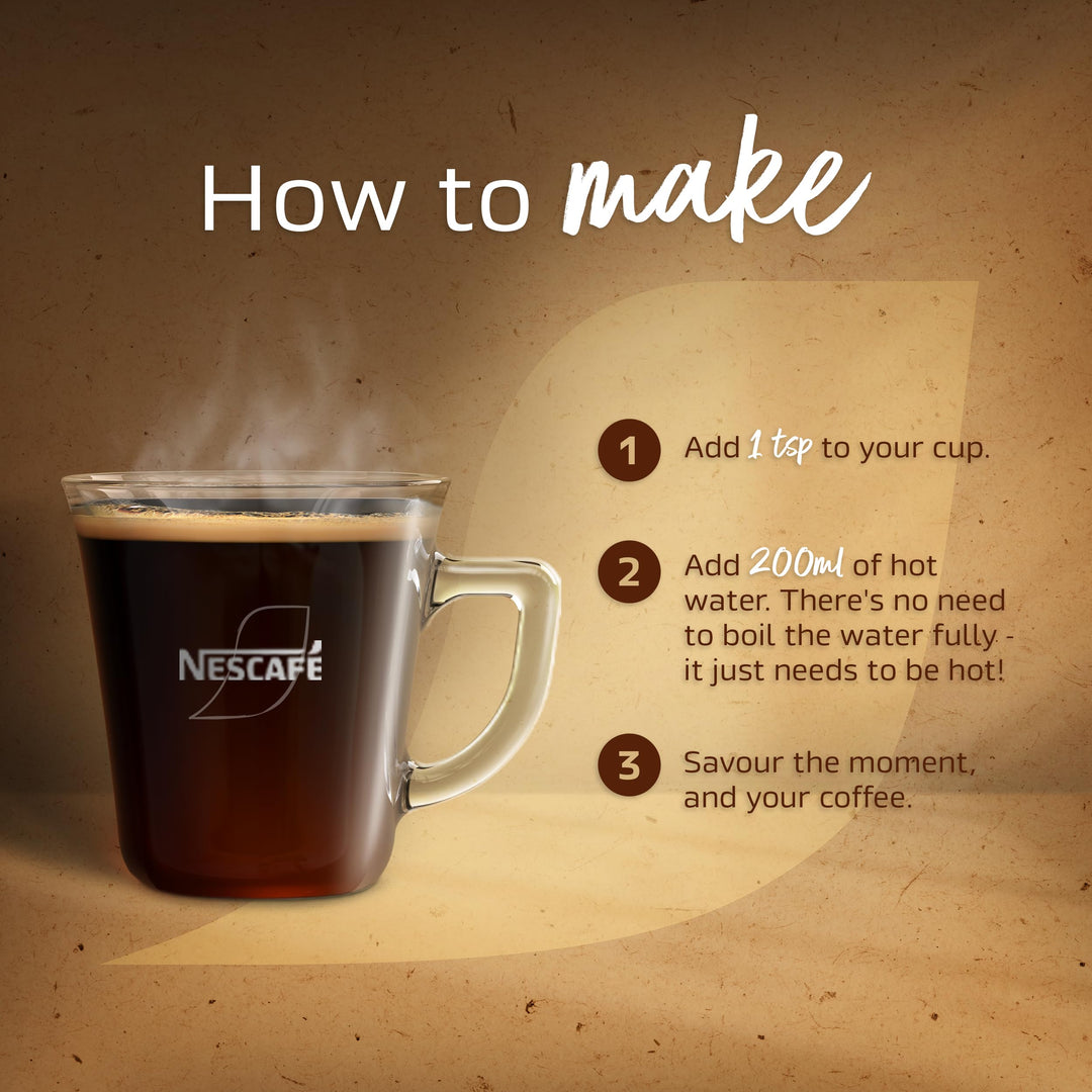 NESCAFÉ Gold Blend Intense Premium Instant Coffee, Dark Roasted Arabica, 200g