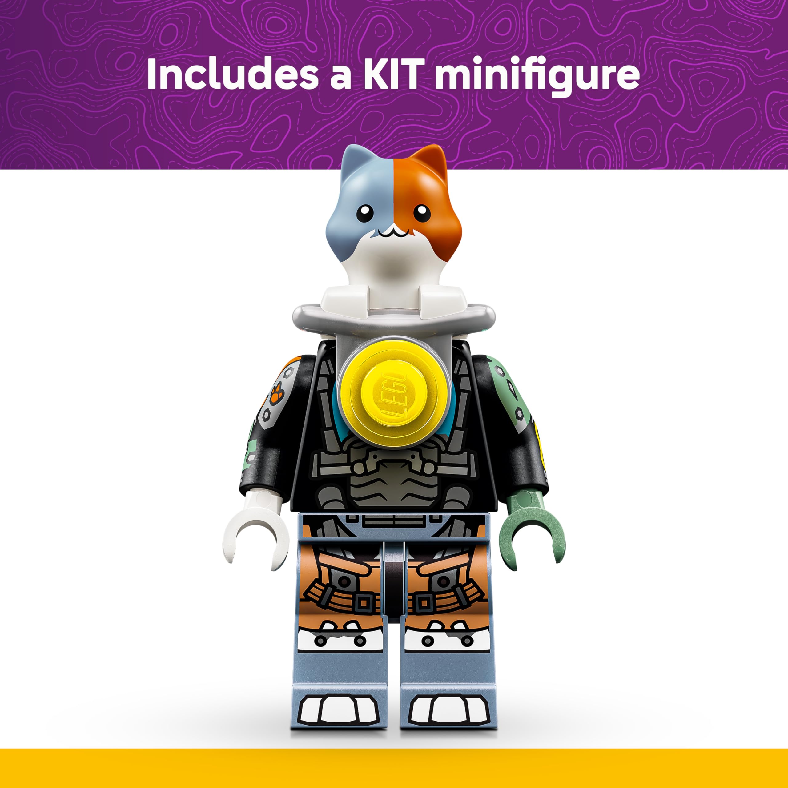 LEGO Fortnite KIT Mech Building Set - Interactive Figure with Power Claw Pickaxe & Spinning Wheel | 1230 Pieces | Ages 12+ 6