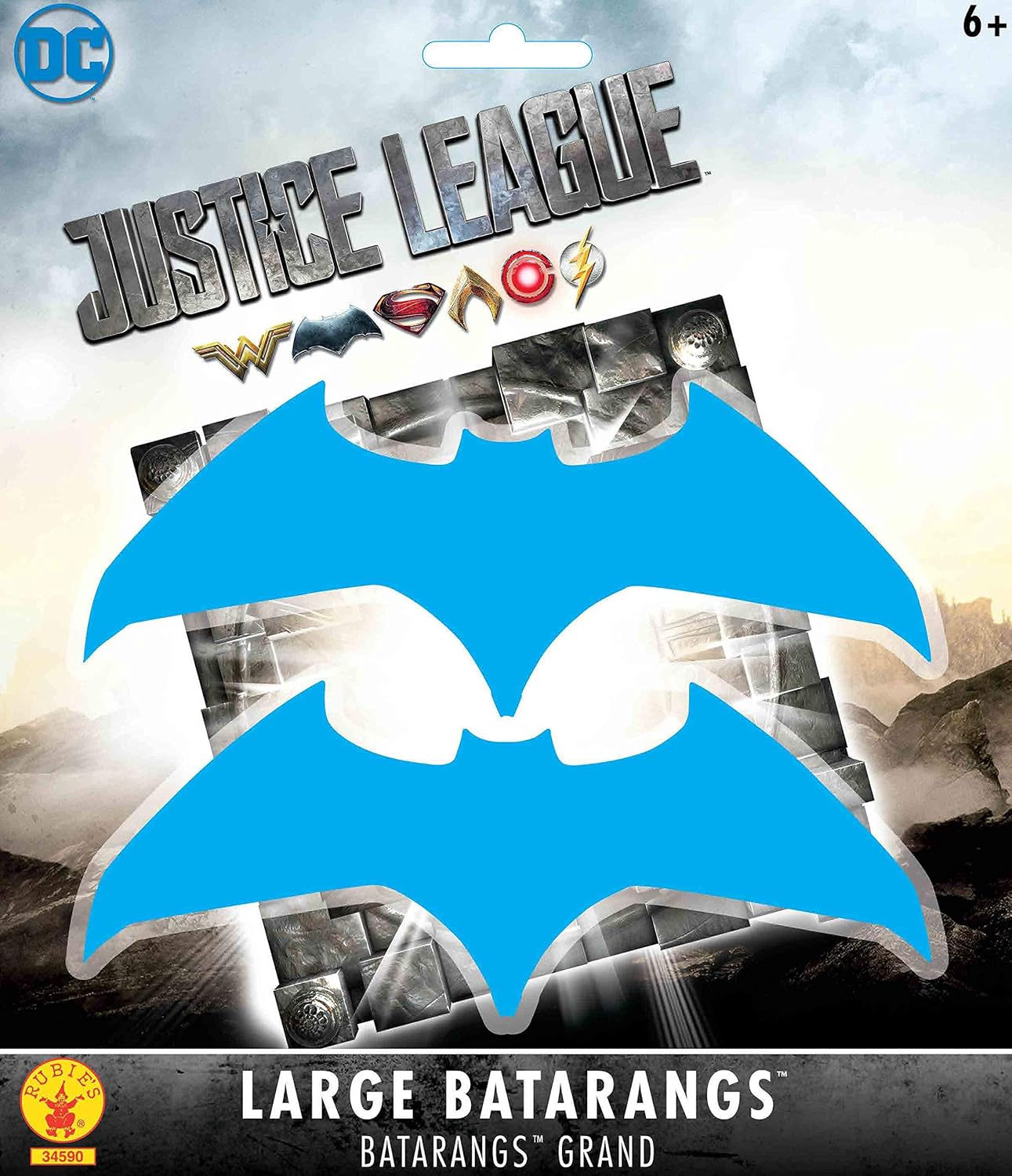 Rubie's Batman Batarang Accessory for Kids - Official DC Justice League Fancy Dress Prop 2