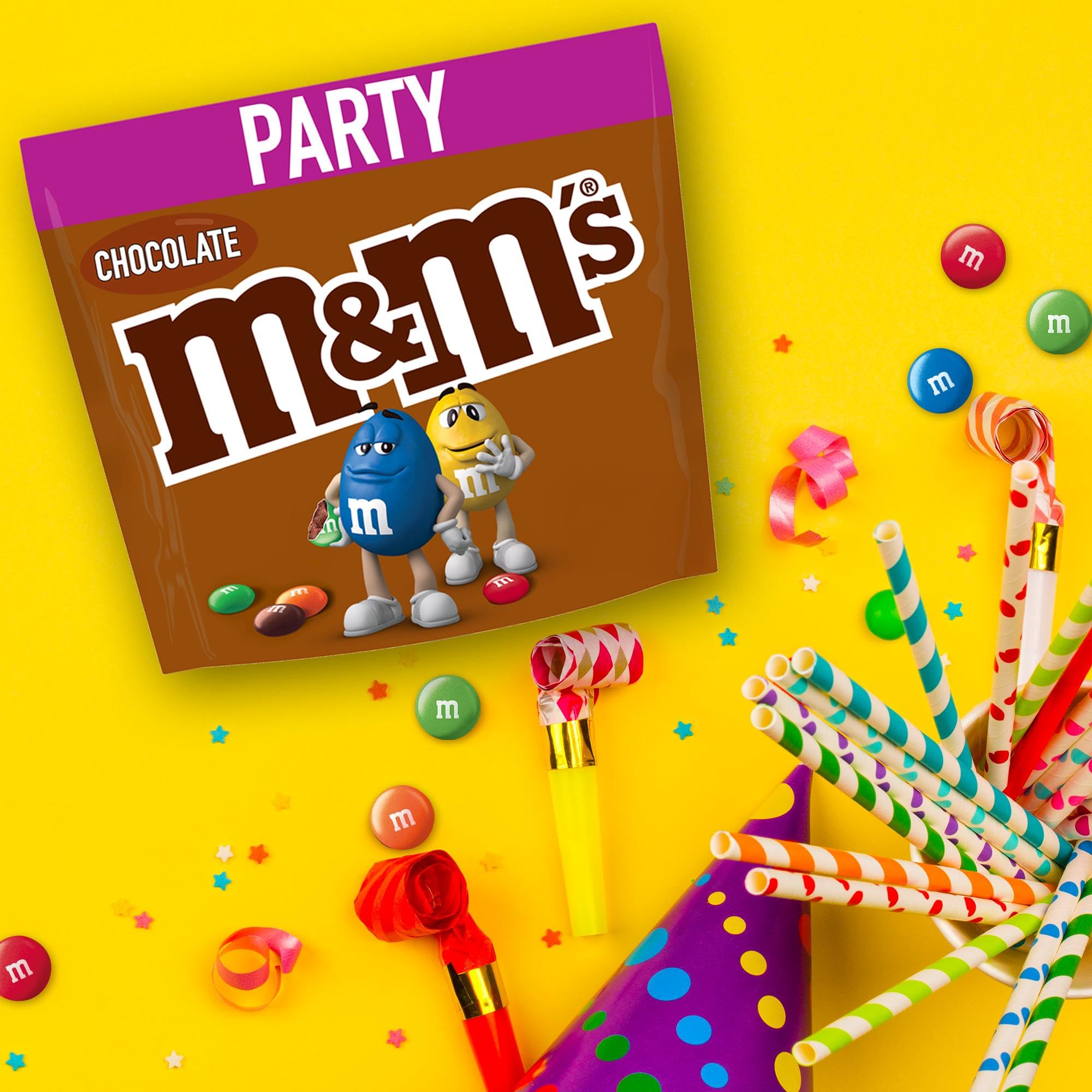 M&M's Milk Chocolate Sweets Bulk Bag - 800g Sharing Size | Crispy Shell 5
