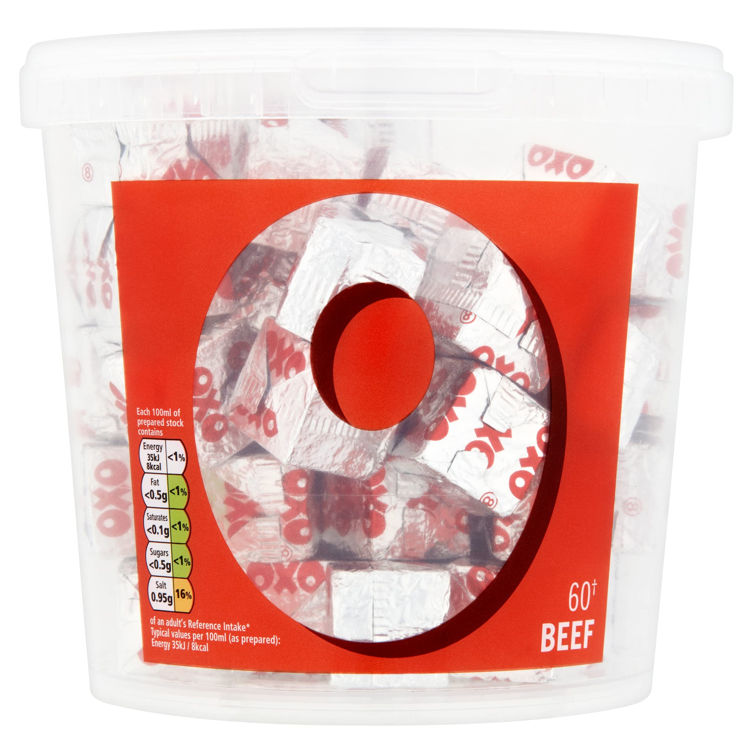 OXO Beef Stock Cubes - 60 Count, 378g Pack | Rich Meat Juices | Versatile Cooking 6
