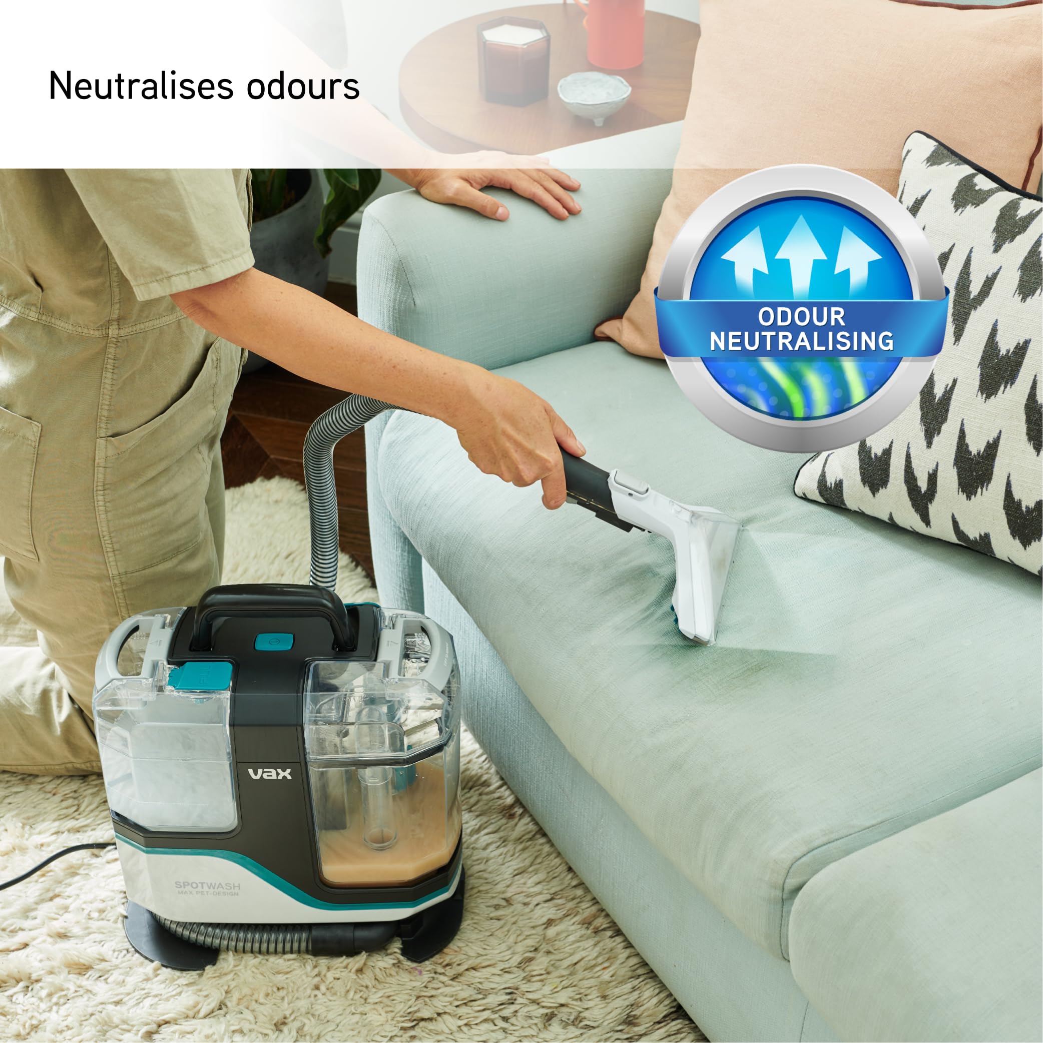 Vax SpotWash Oxy-Lift Carpet Machine Detergent - 1L | Stain Prevention | Odour Neutralising 5