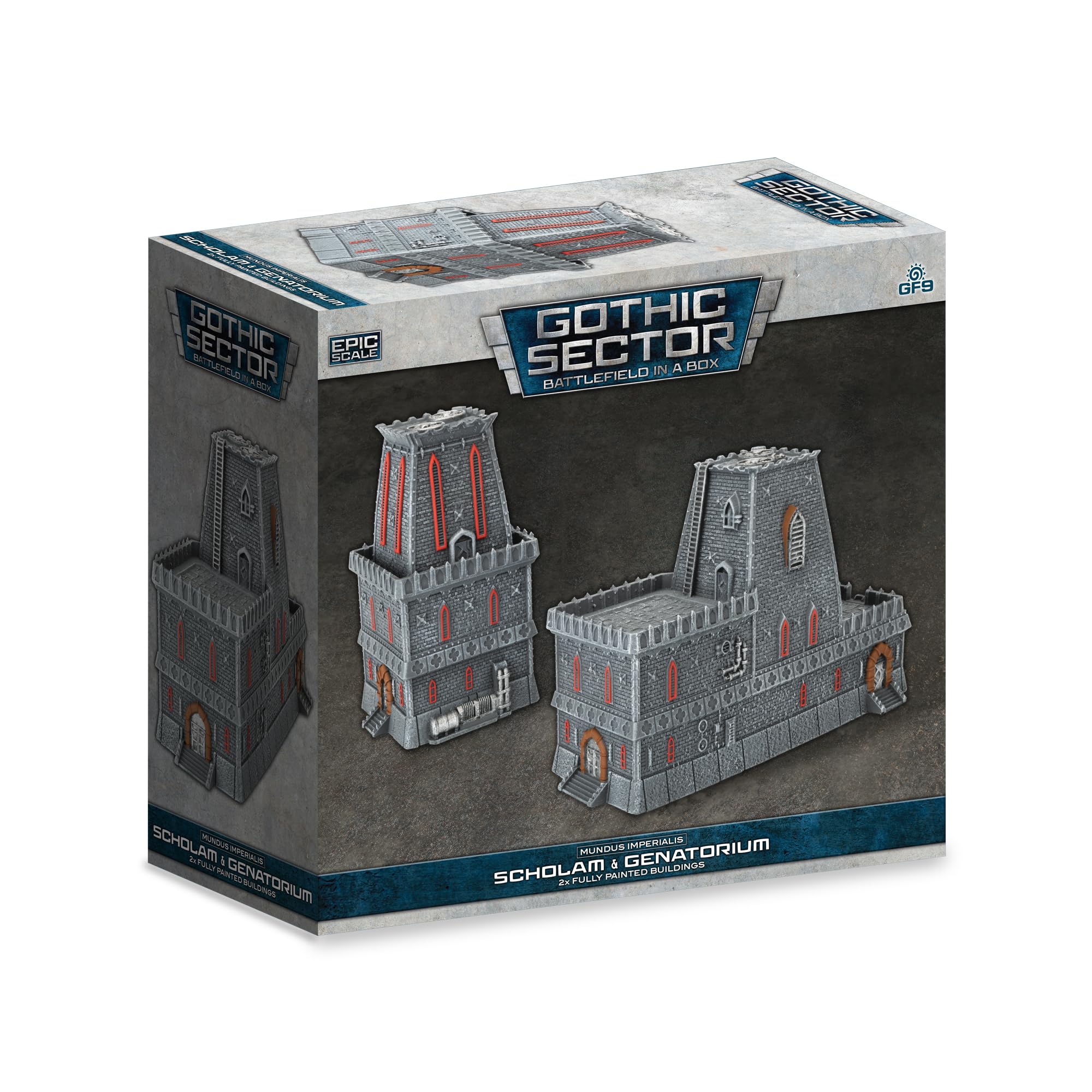 Gale Force Nine BIAB - Mundus Imperialis - Scholam & Genatorium Terrain | Resin