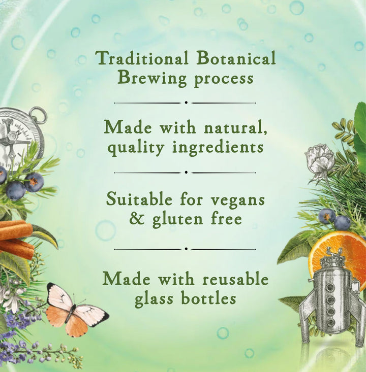Fentimans Valencian Orange Tonic Water - Botanically Brewed Mixer with Lemongrass & Quinine - 1.68kg