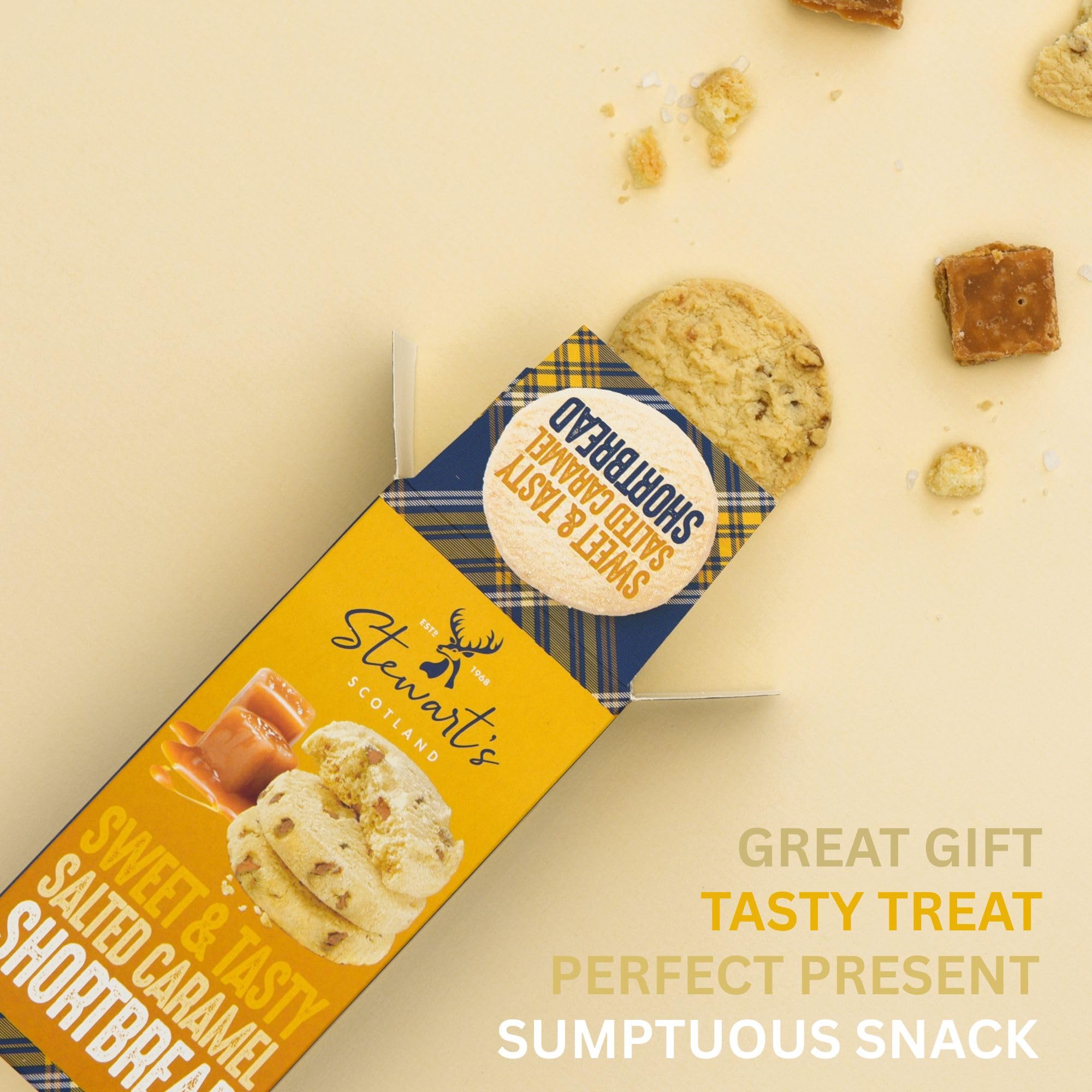 Stewart's Signature Salted Caramel Shortbread 160g 4