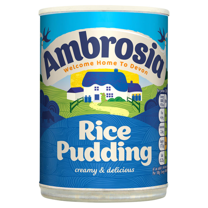 Ambrosia Original Rice Pudding 400g Can - Creamy Ready-to-Eat Dessert