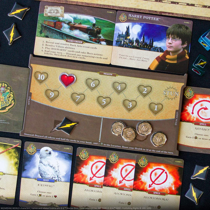 USAopoly Harry Potter: Hogwarts Battle Cooperative Deck-Building Board Game