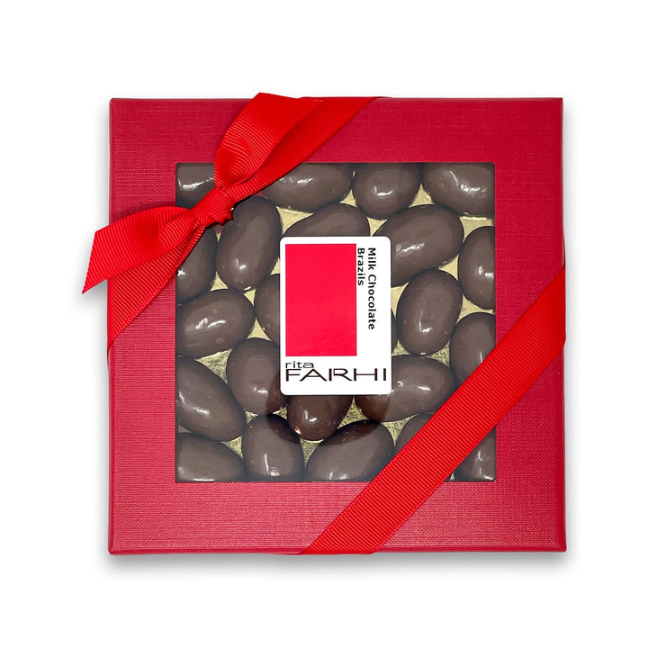 Rita Farhi Milk Chocolate Covered Brazil Nuts in Gift Box 210g