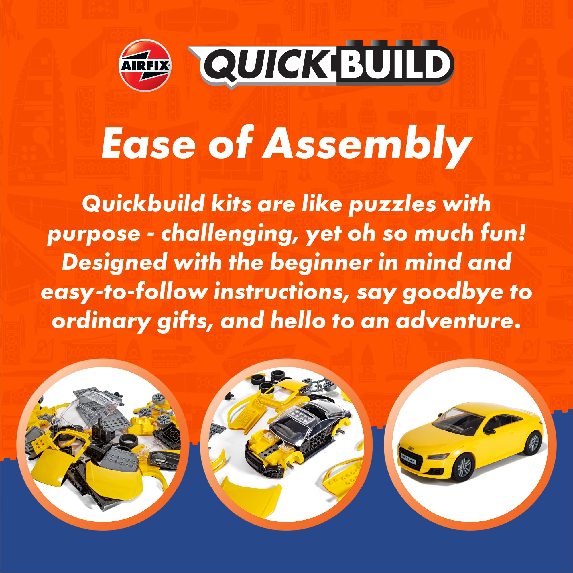 Airfix QUICKBUILD Apache Model Helicopter Kit - J6004, 40-Piece Snap-Fit Aircraft Model for Kids 8+ 5