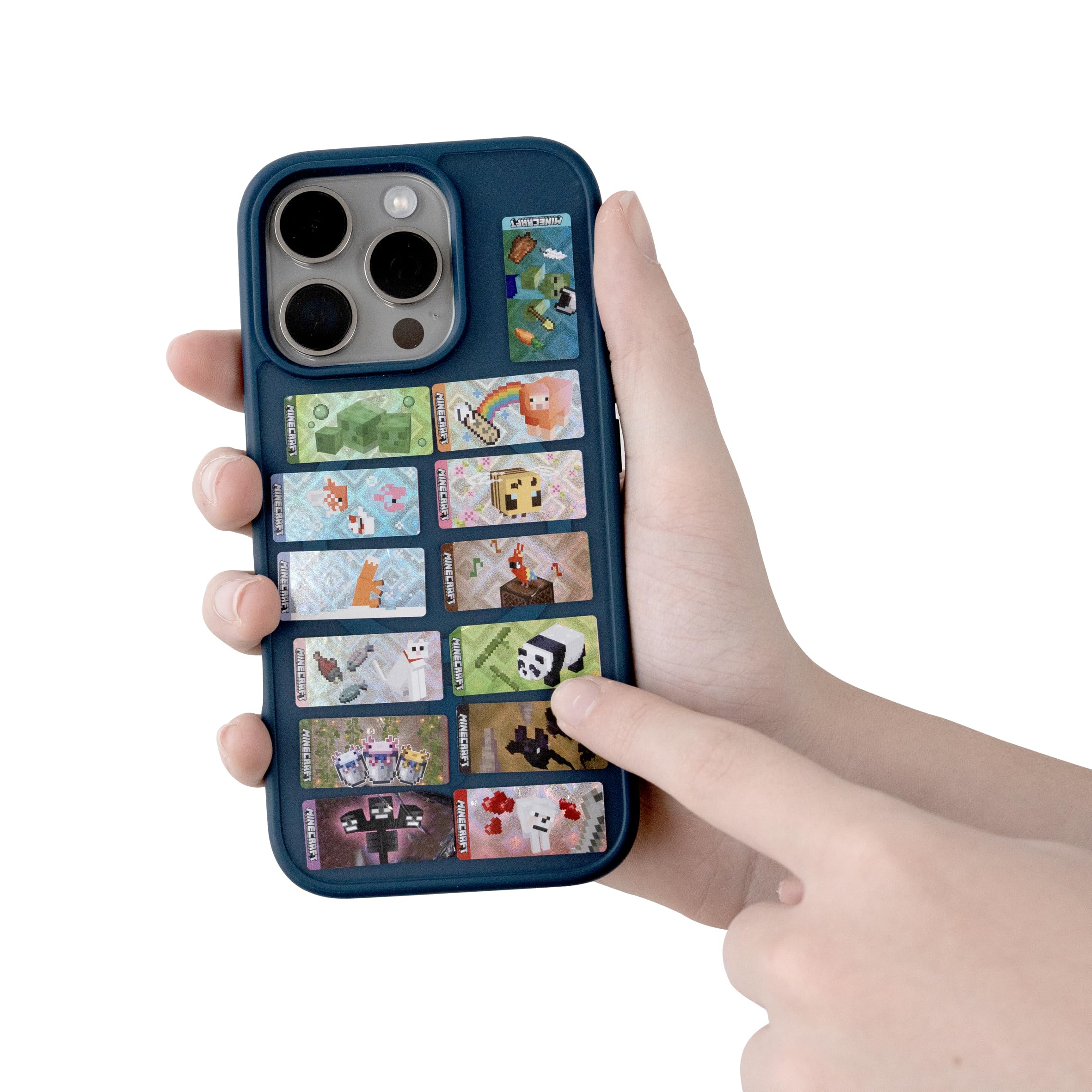 STICKI ROLLS Minecraft Mystery Capsule - Collectible Holographic Foil Stickers | Ages 4+ 8