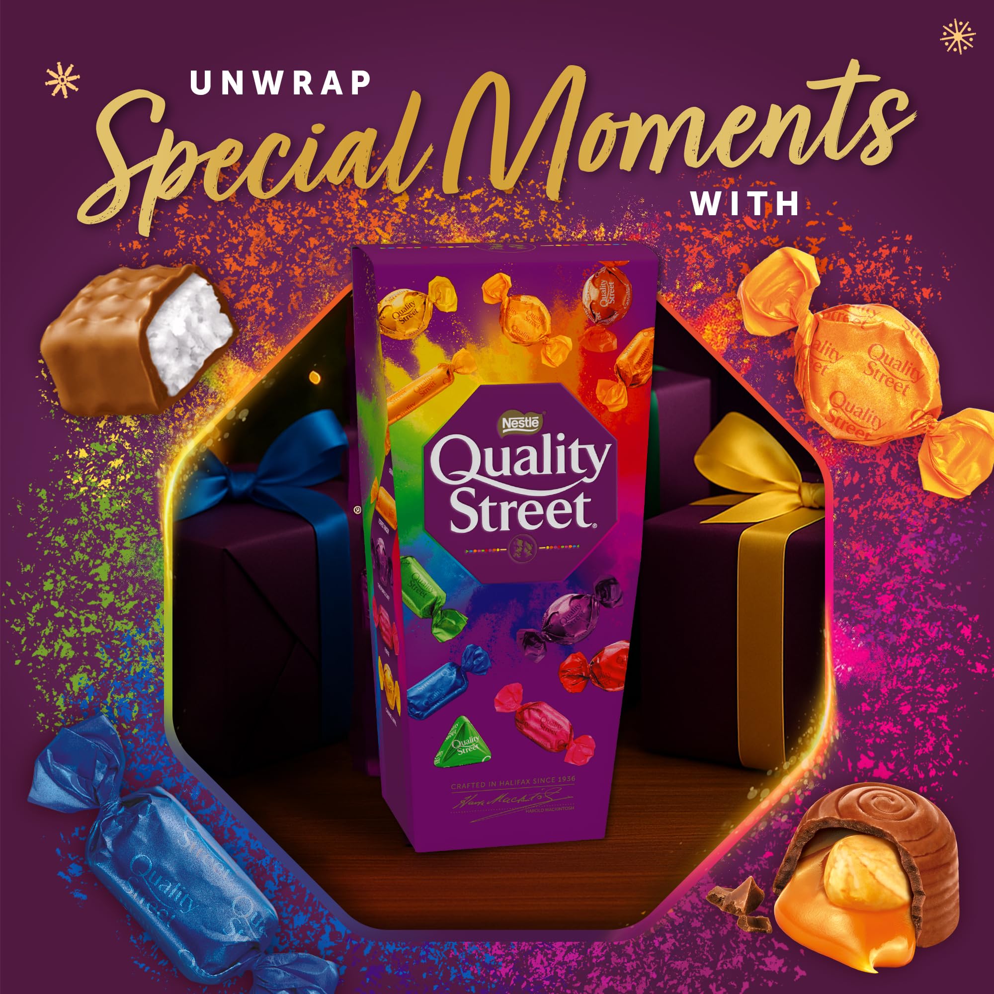 Quality Street Assorted Chocolates & Toffees 220g Carton 5