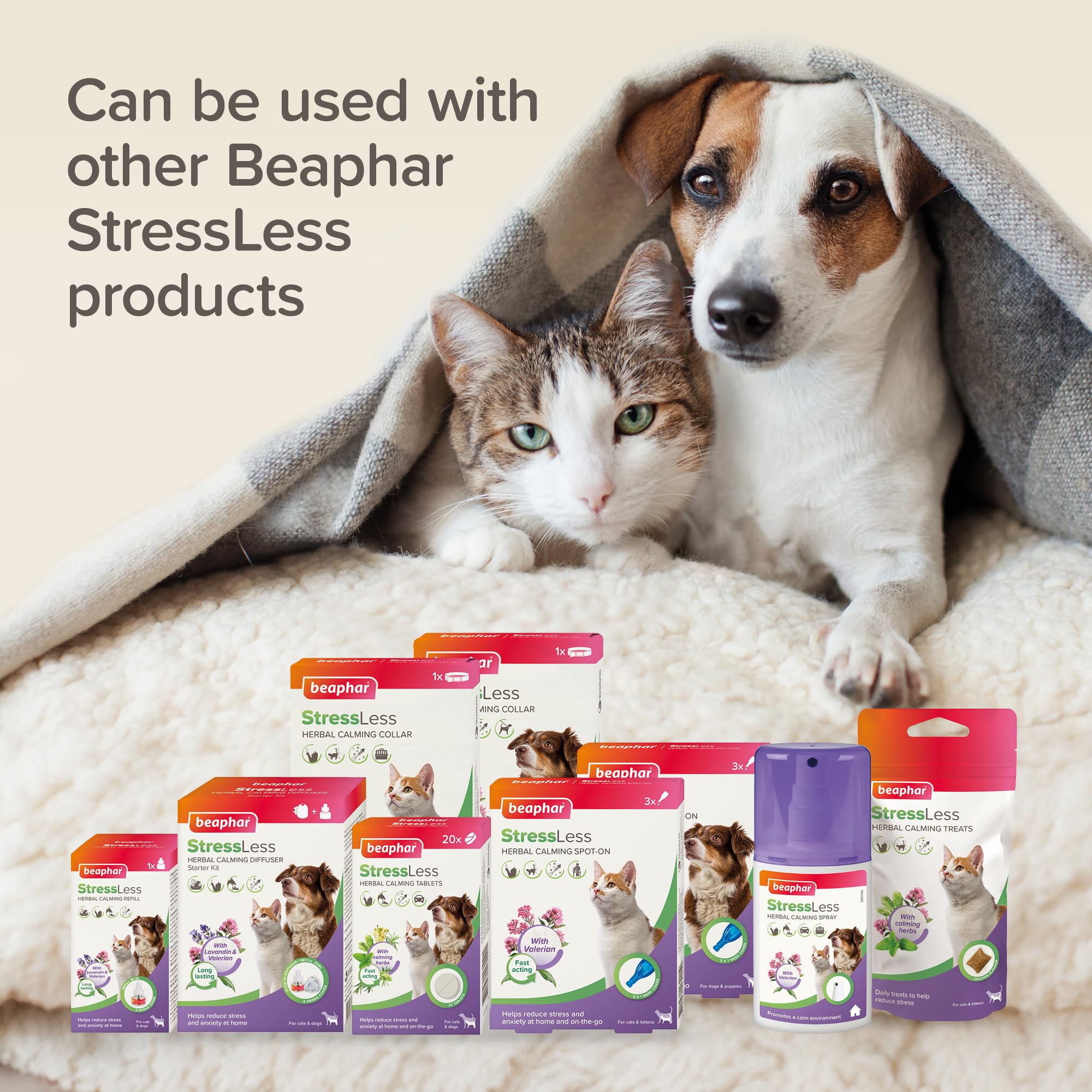 Beaphar StressLess Herbal Calming Spot-On for Dogs - 3 Pipettes | Up to 3 Weeks Support 8