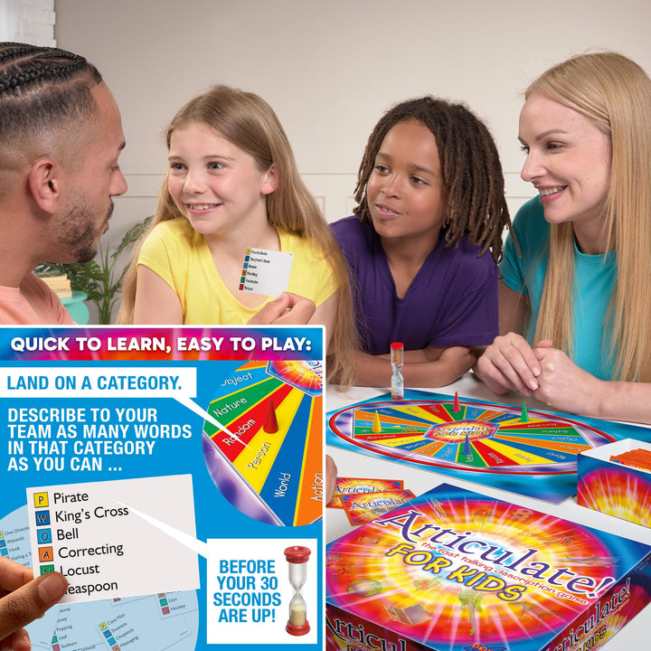 Drumond Park Articulate! for Kids Family Board Game - Fast Talking Description Game for Children 6+