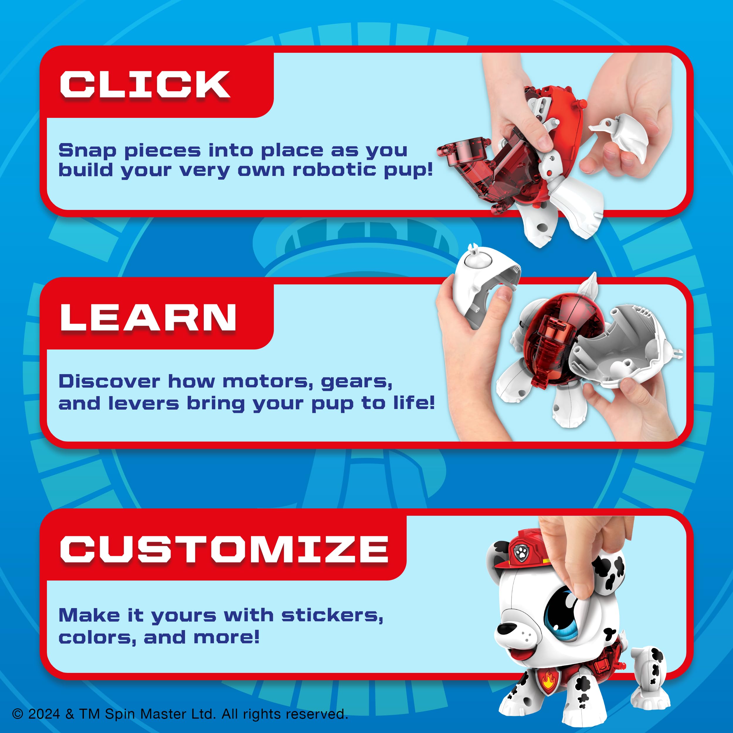 Build-a-Bot: Paw Patrol - Marshall | Interactive Robot Building Kit for Kids 3+ 10