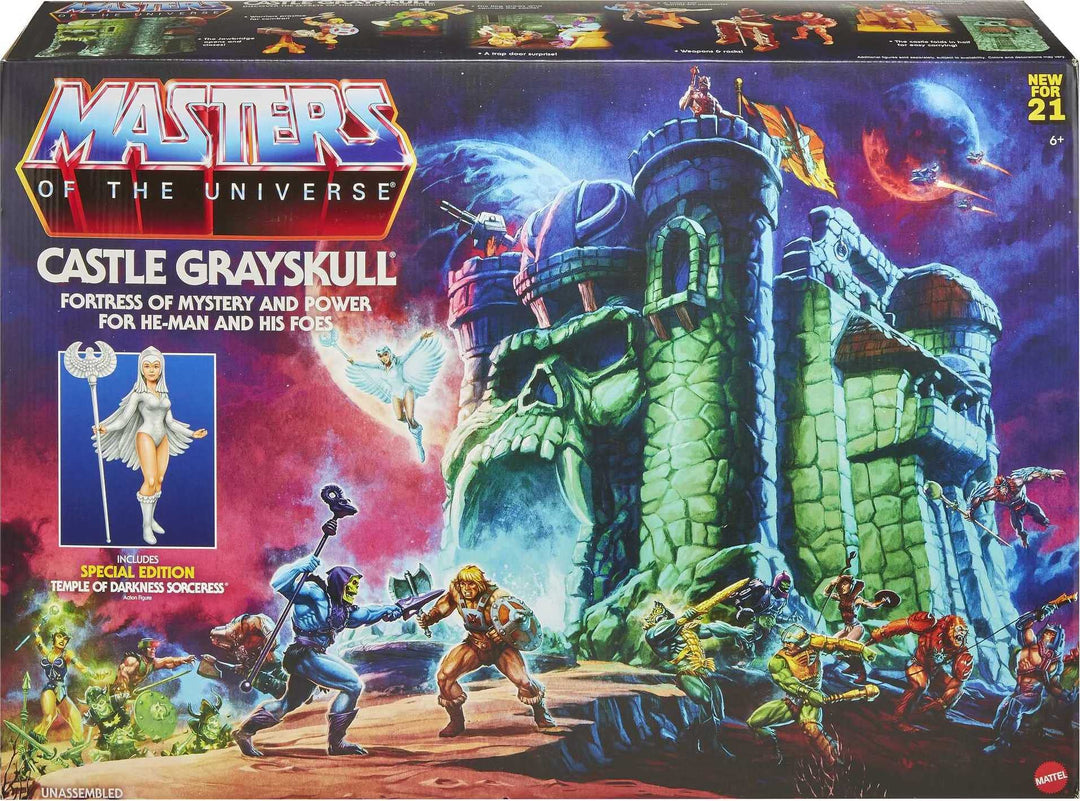 Masters of the Universe Origins Castle Grayskull Playset - Diorama-Style Action Figure Playset with Working Lift & Trap Door