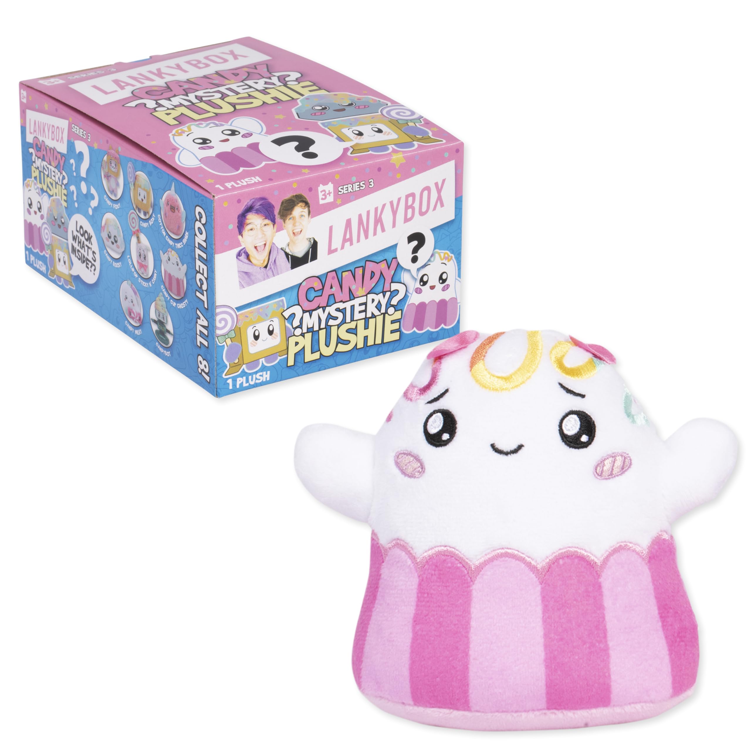 LankyBox Mystery Plush - Candy Collection Mini Plush Blind Box for Kids 3+ 7