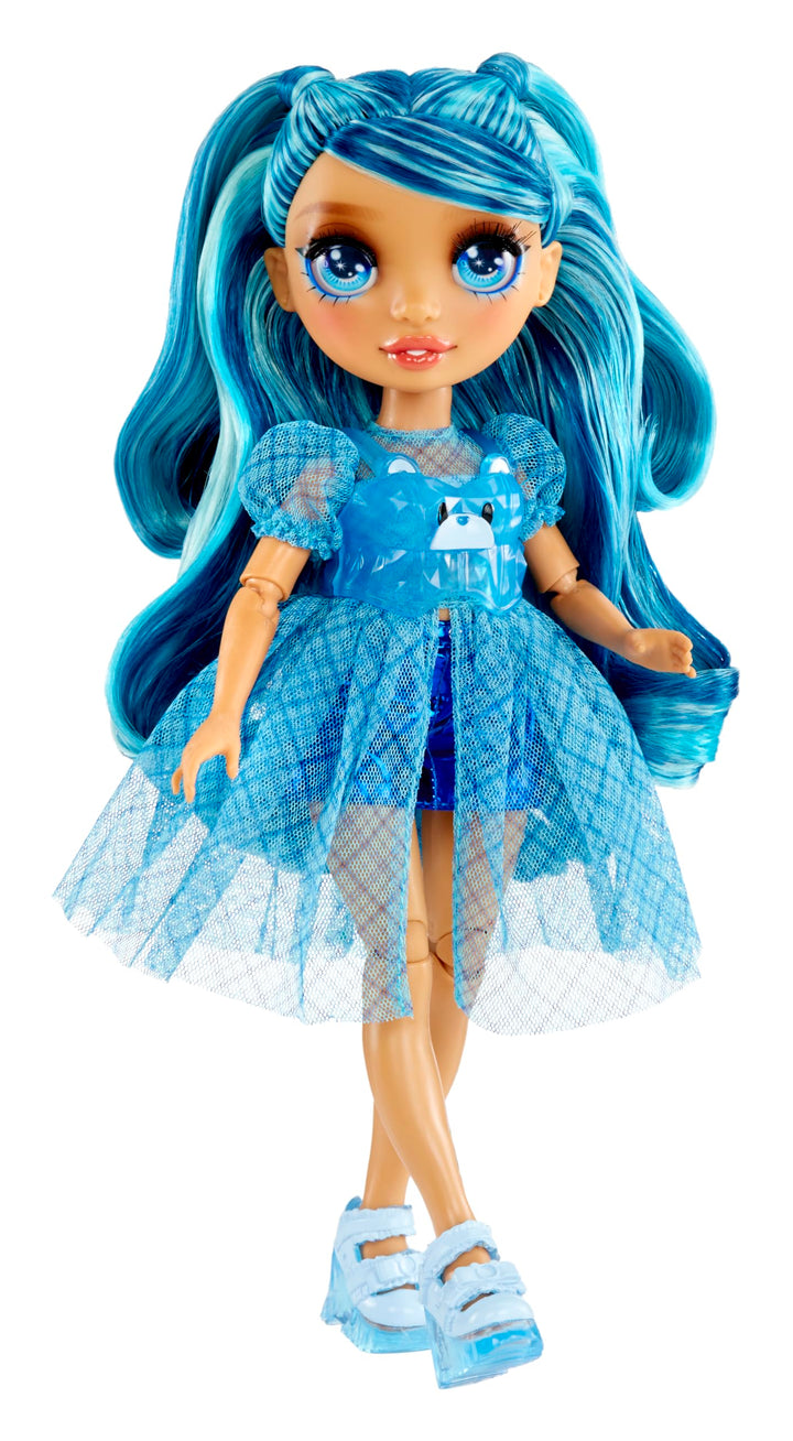 Rainbow High Creative Crystals Skyler - Blue 28 cm Fashion Doll with DIY Crystal Accessory Kit