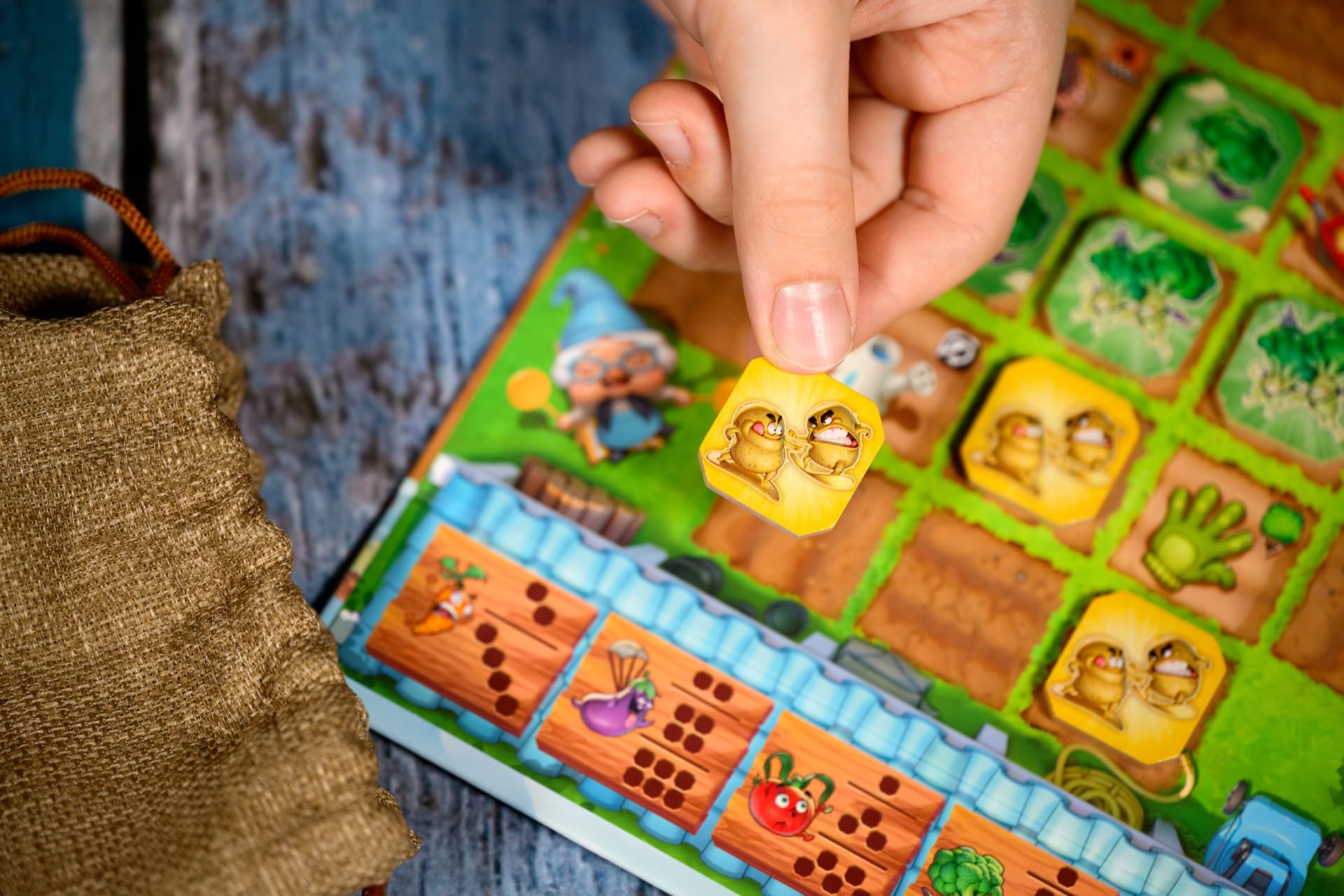 SPACE Cowboys Garden Rush Board Game | Tile Placement Strategy | 2 Players | Ages 10+ | 30 Min