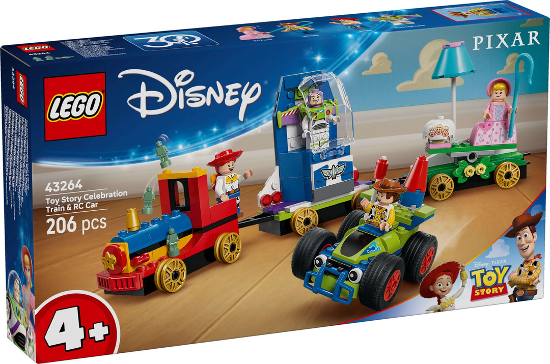 LEGO Disney and Pixar’s Toy Story Celebration Train & RC Car Building Set for Kids 4+