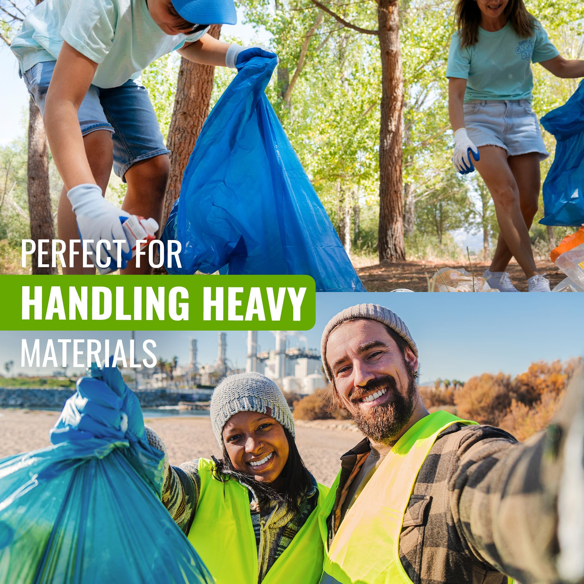 EcoBag 20 Super Strong Heavy Duty Rubble Sacks 40L - Blue (ECO20RB) 11